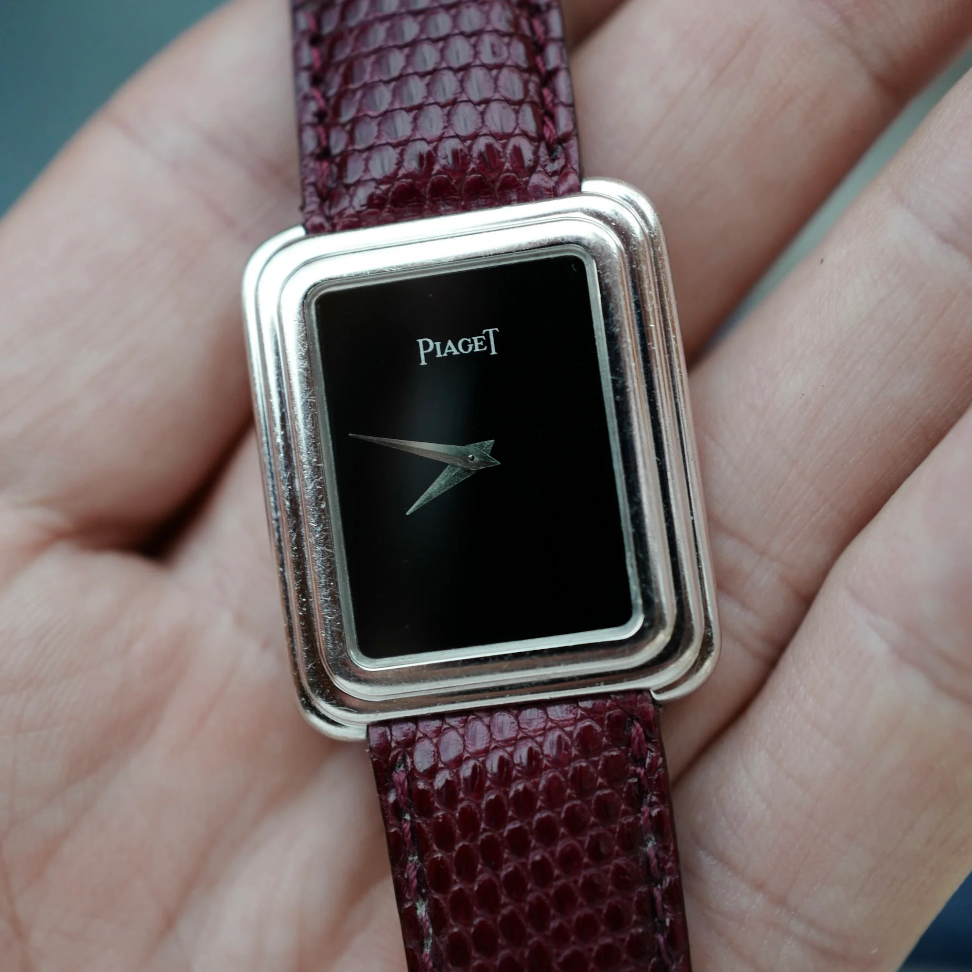 Piaget White Gold and Onyx Protocole Watch Ref. 74121 - Image 4
