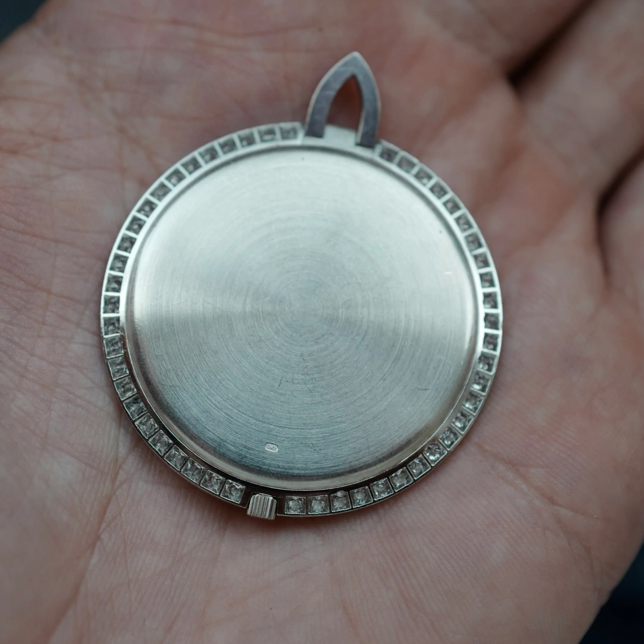 Piaget White Gold and Opal Pendant Watch - Image 7