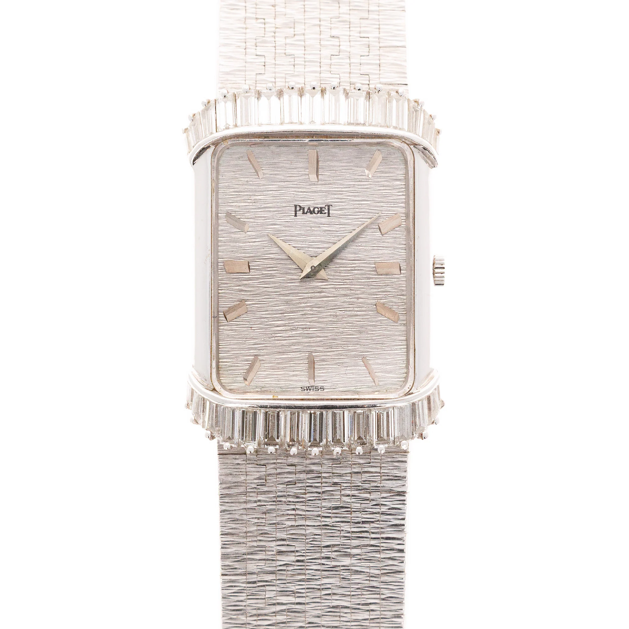 Piaget White Gold Baguette Mechanical Watch Ref. 316089
