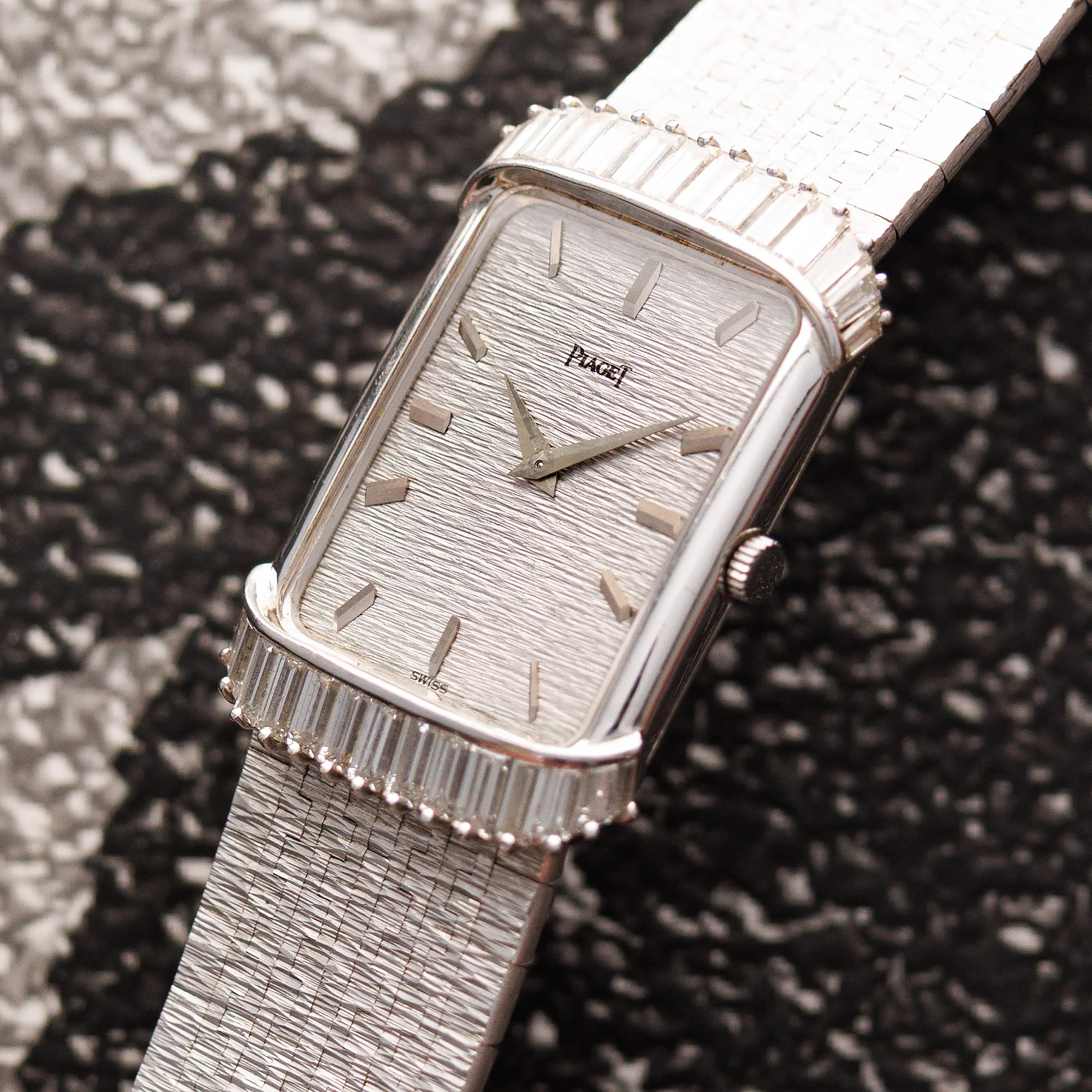 Piaget White Gold Baguette Mechanical Watch Ref. 316089 - Image 2