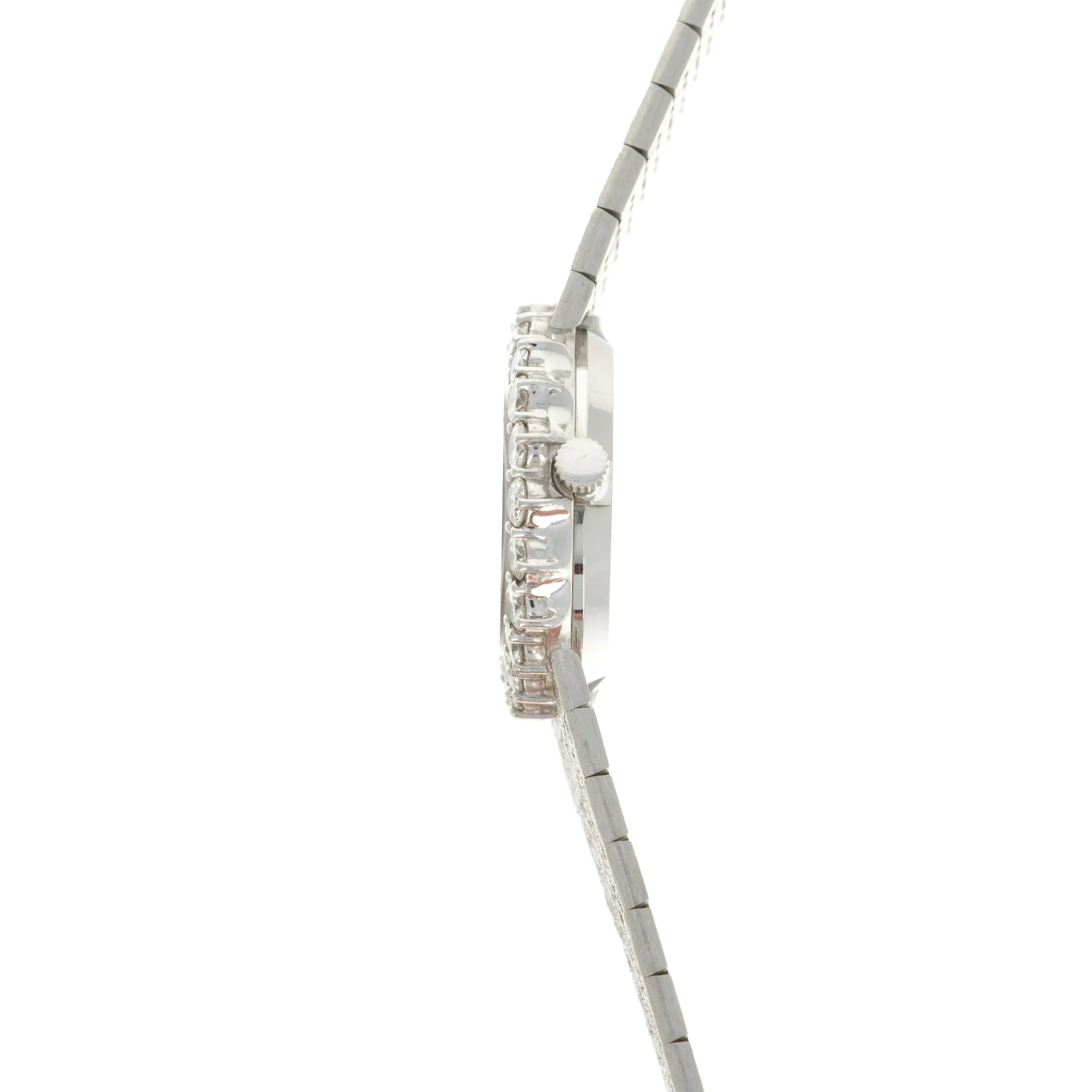 Piaget White Gold Diamond Onyx Watch, 1970s - Image 3