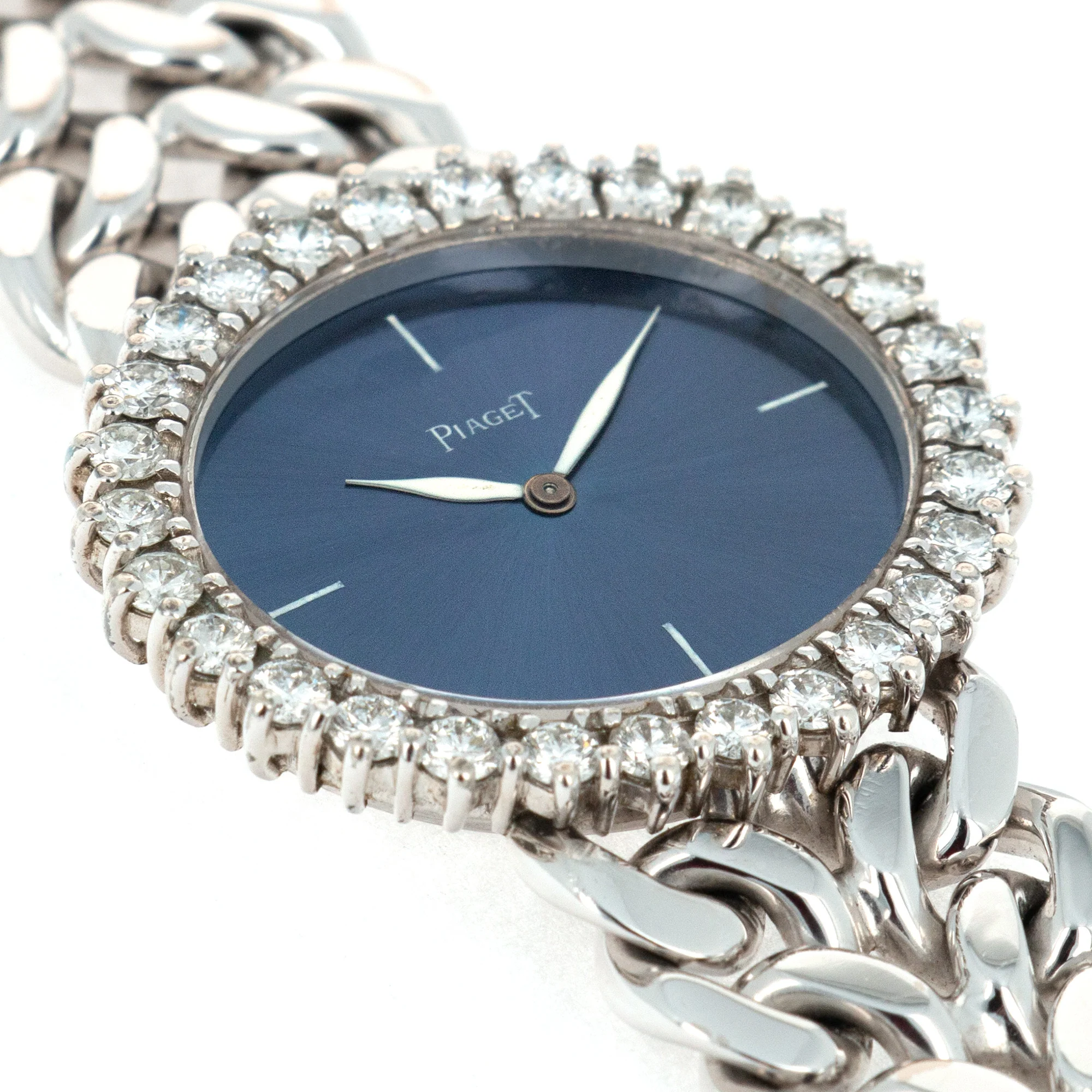 Piaget White Gold Diamond Watch, 1970s - Image 3