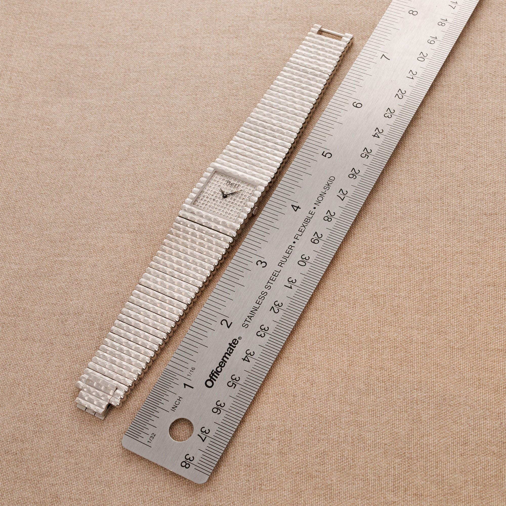 Piaget White Gold Diamond Emperador Watch Ref. 9131C20 - Image 5