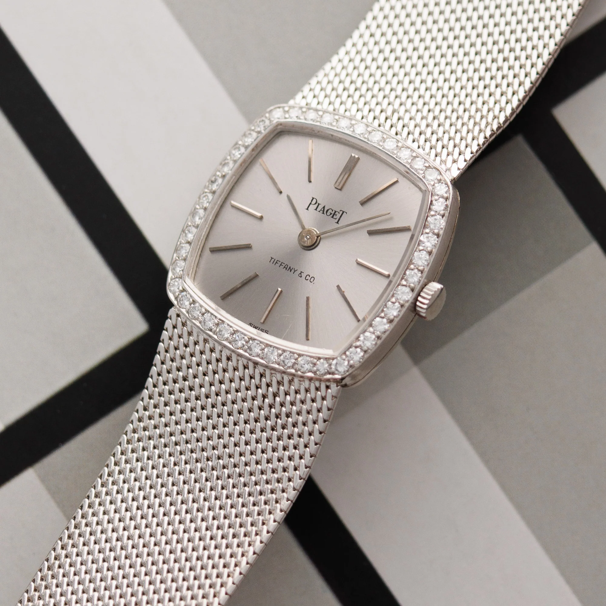 Piaget White Gold Diamond Watch, Retailed by Tiffany & Co. - Image 2