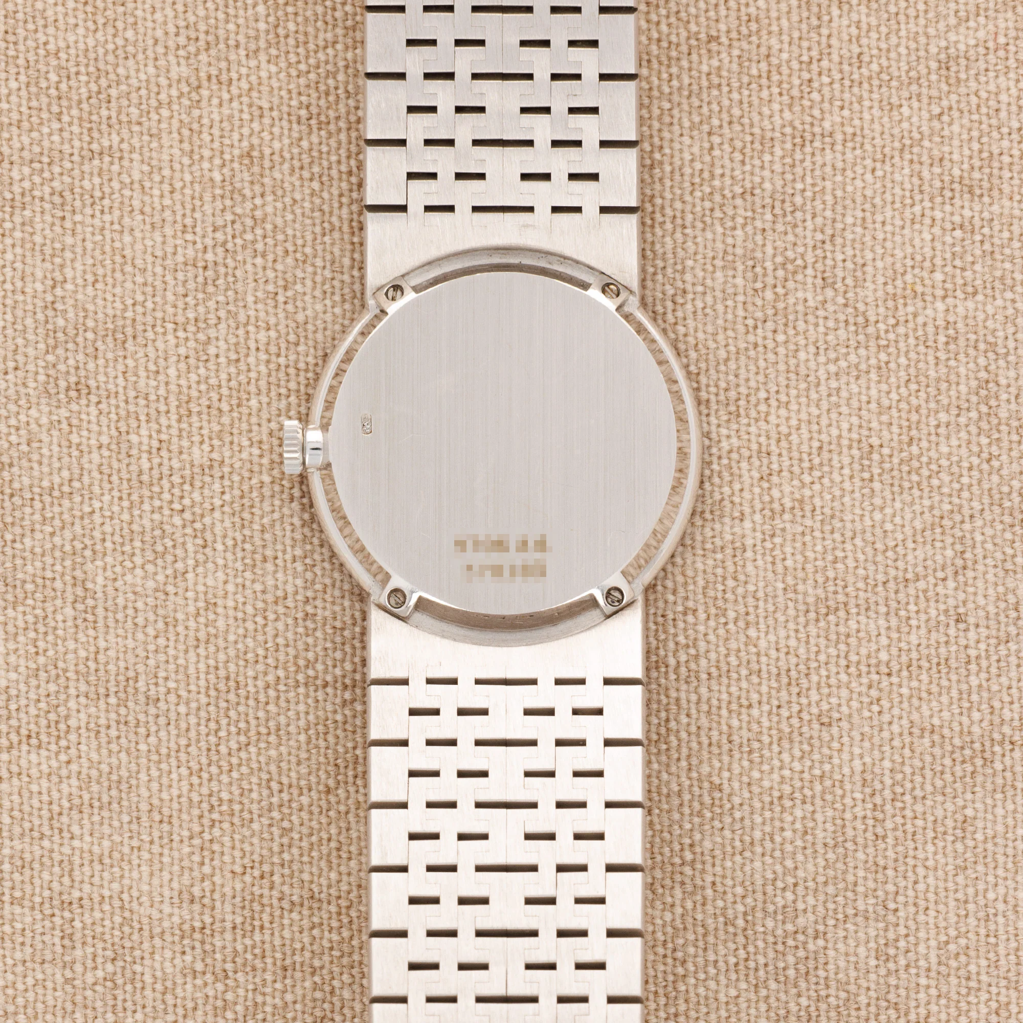 Piaget White Gold, Lapis and Diamond Watch Ref. 9706 - Image 3