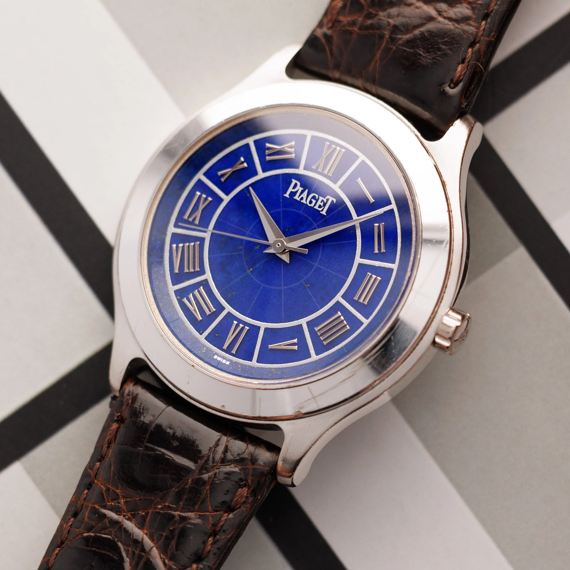 Piaget White Gold Lapis Lazuli Watch Ref. 26011 - Image 2