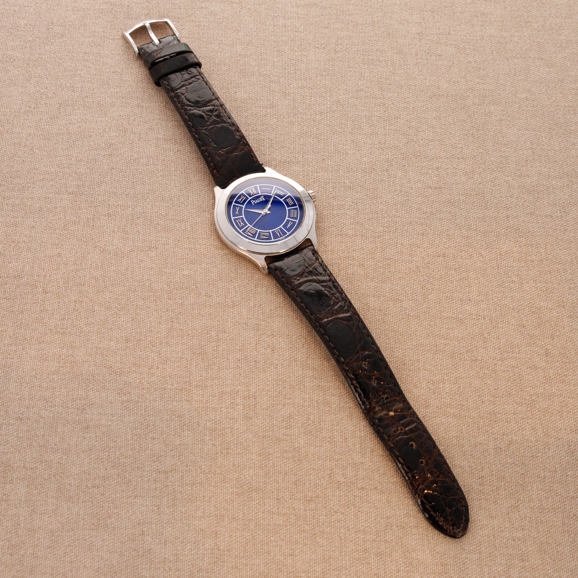 Piaget White Gold Lapis Lazuli Watch Ref. 26011 - Image 4