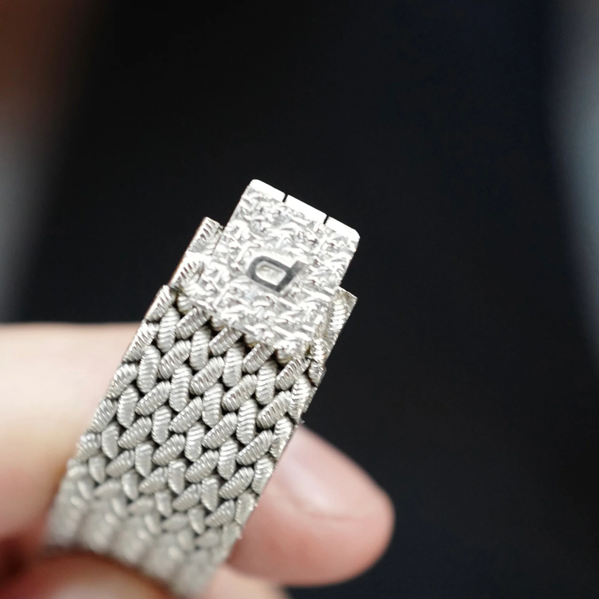 Piaget White Gold Lapis Watch Diamond Ref. 9706 - Image 5