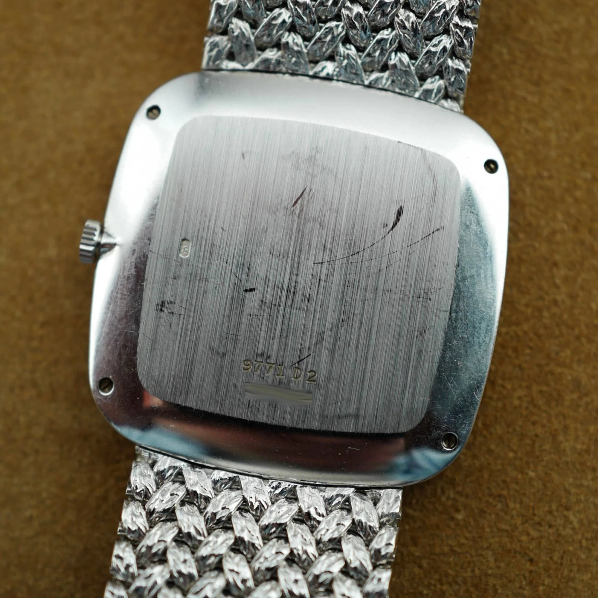 Piaget White Gold Mechanical Watch Ref. 9771D2 with Onyx and Diamond - Image 4