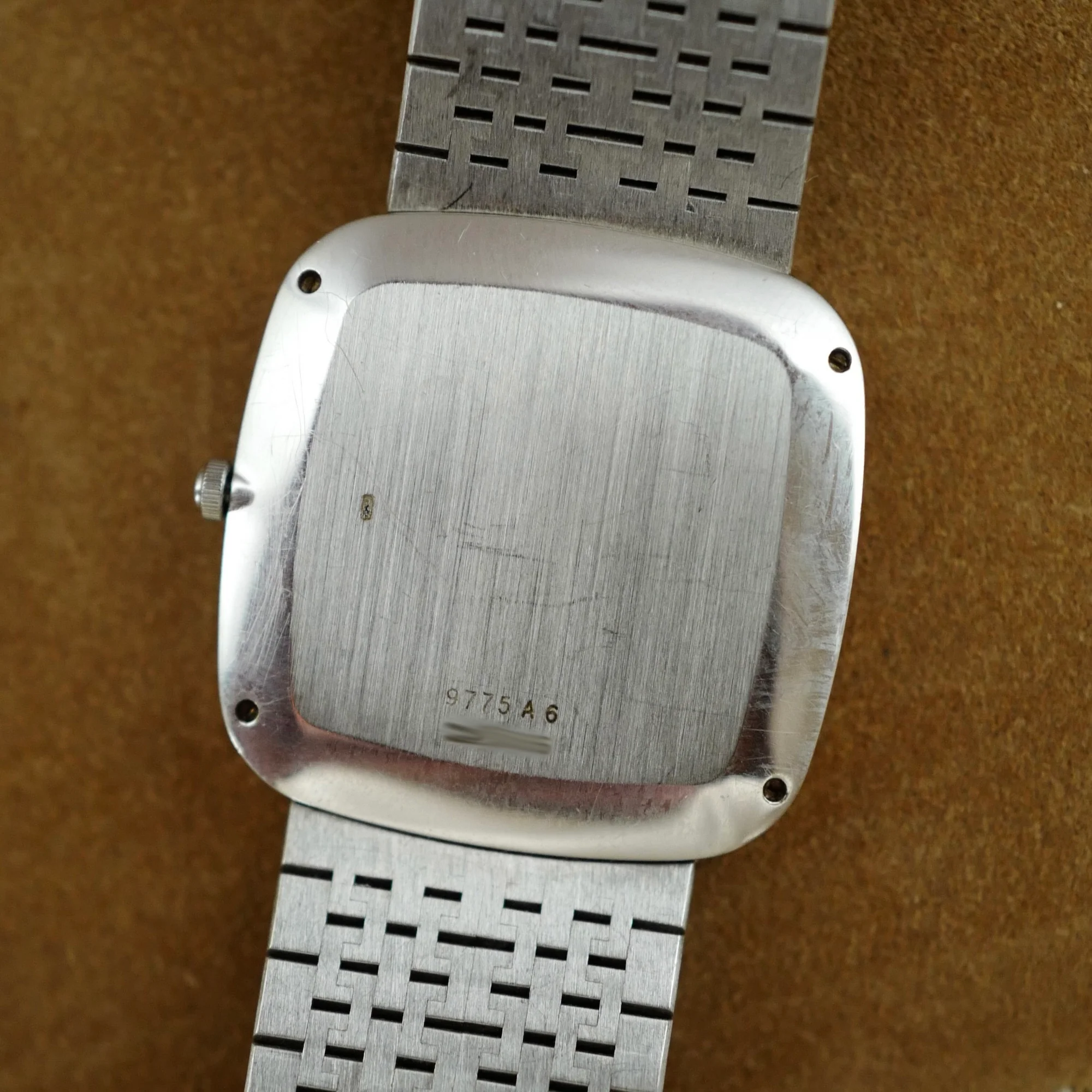 Piaget White Gold Mechanical Watch Ref. 9775A6 with Lapis, Diamond and Onyx Dial - Image 4