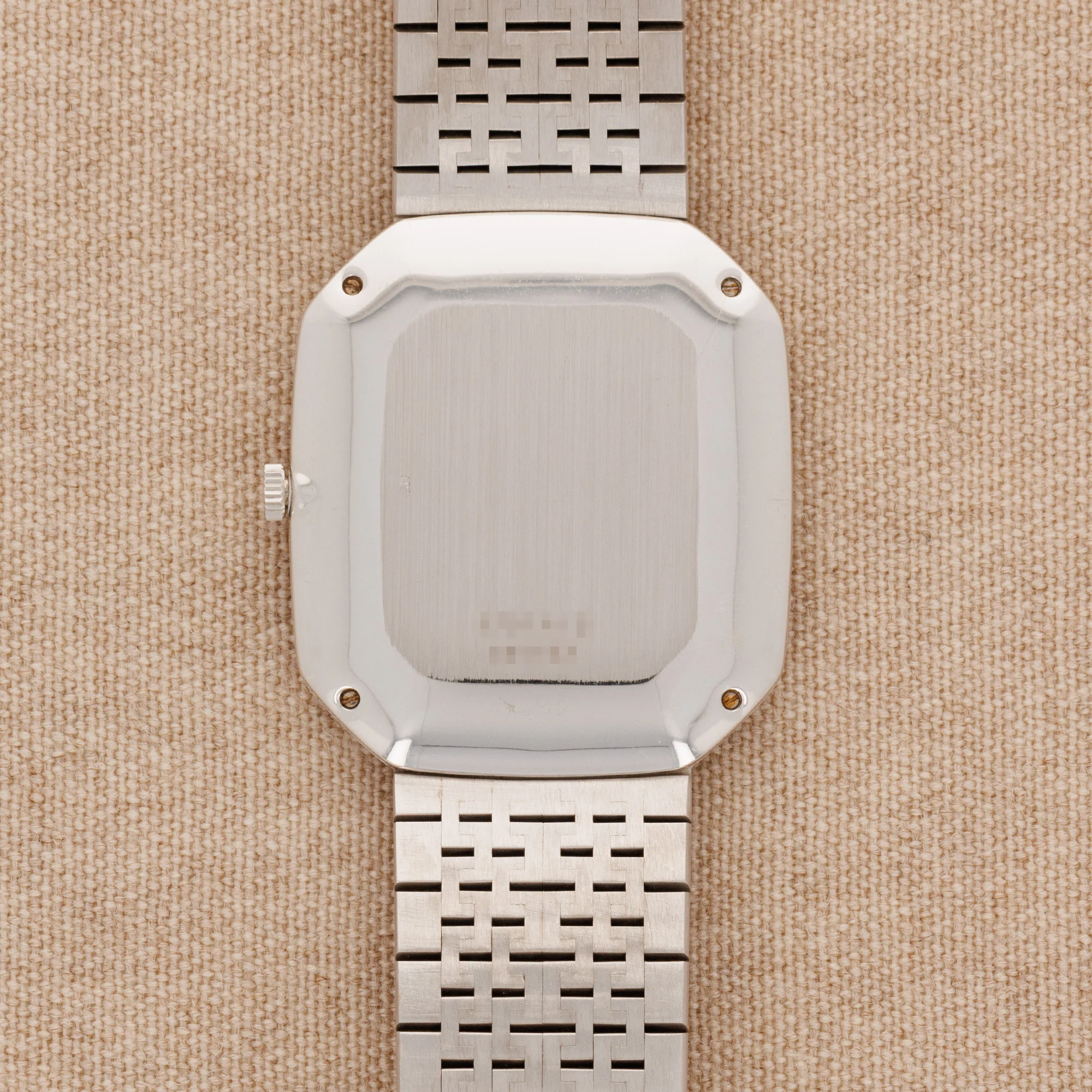 Piaget White Gold Onyx and Diamond Watch Ref. 9791A15 - Image 3