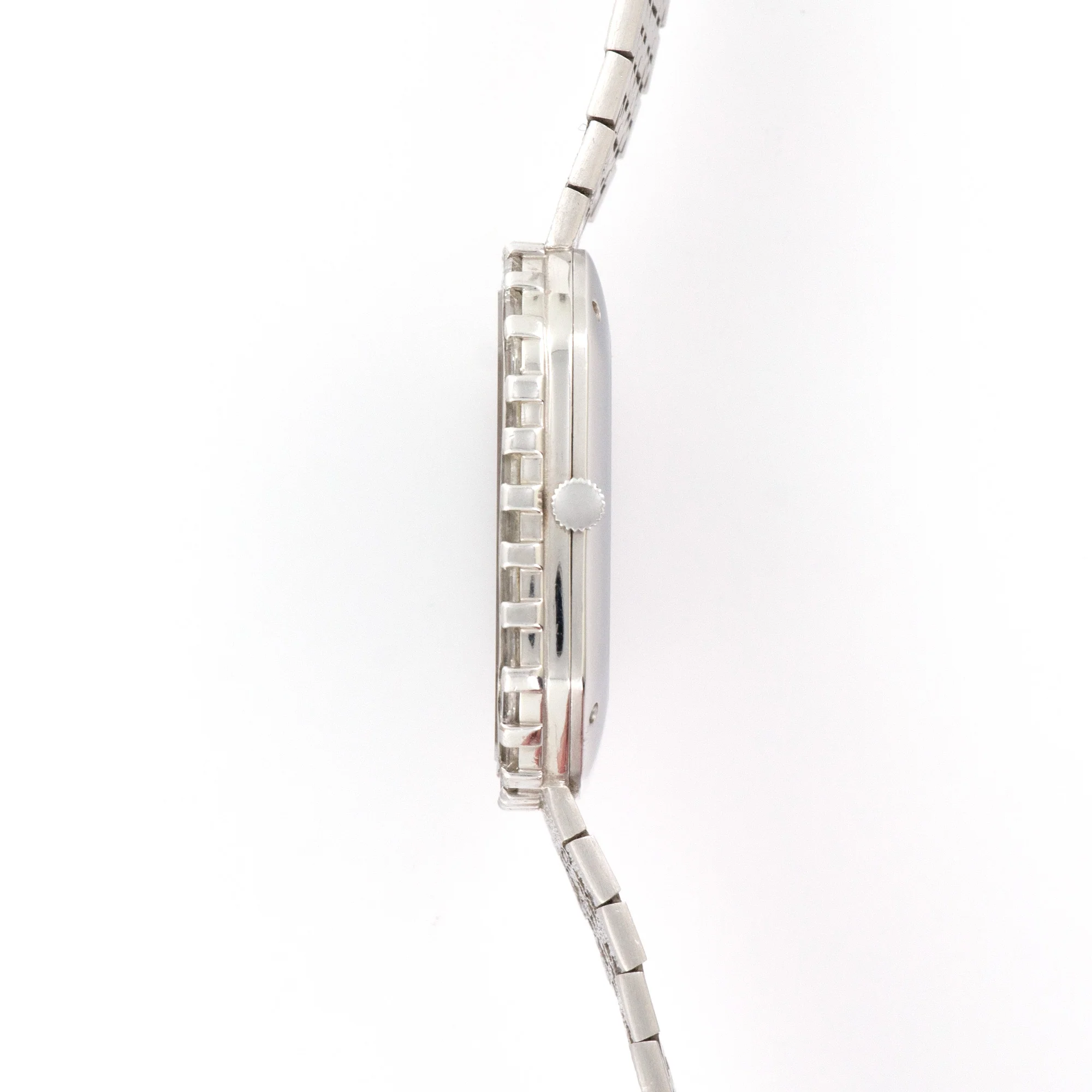 Piaget White Gold Onyx & Baguette Diamond Watch - Image 3