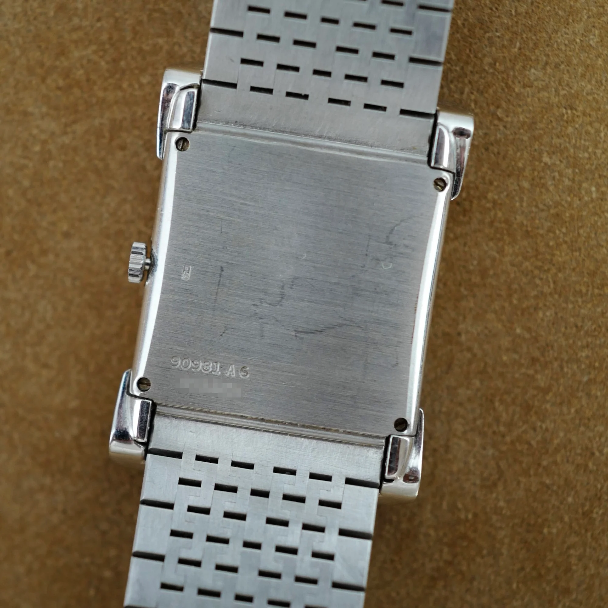 Piaget White Gold Onyx & Diamond Watch - Image 5