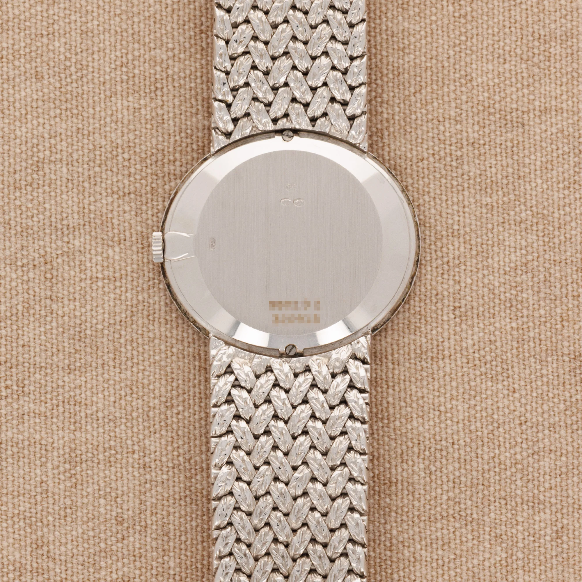 Piaget White Gold Onyx Watch Ref. 9802 - Image 3