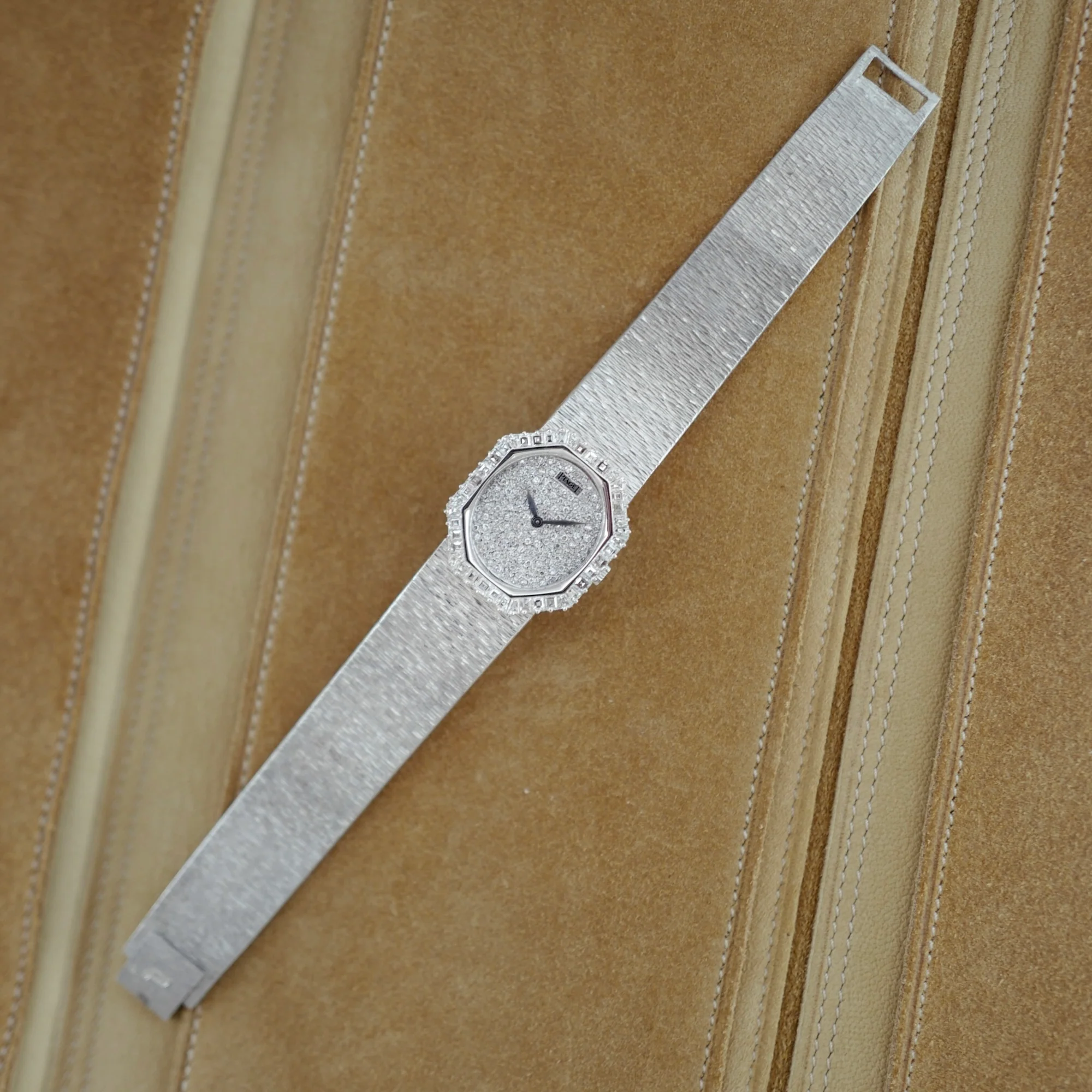 Piaget White Pave and Baguette Bezel Watch Ref. 93414A6 - Image 4