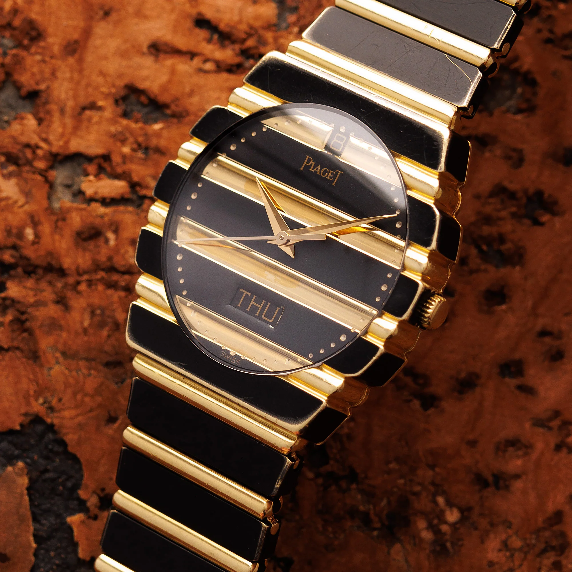 Piaget Yellow Gold and DLC Polo Watch Ref. 15562C701 - Image 2