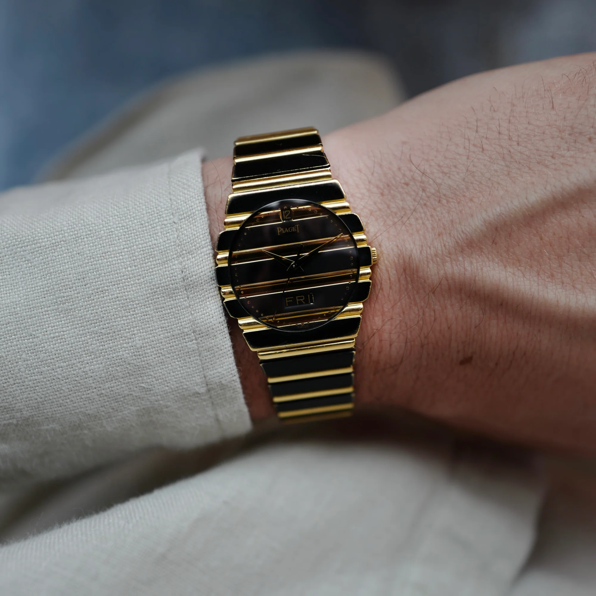Piaget Yellow Gold and DLC Polo Watch Ref. 15562C701 - Image 3