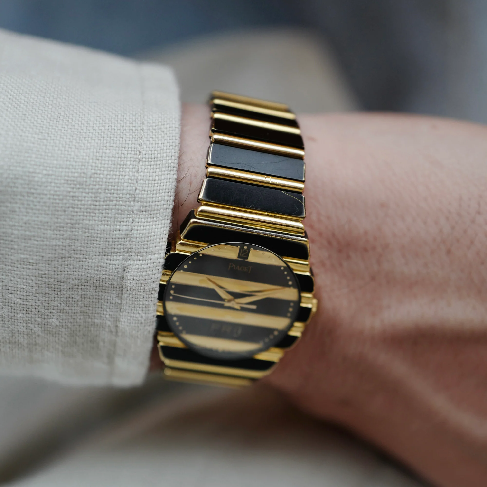 Piaget Yellow Gold and DLC Polo Watch Ref. 15562C701 - Image 6