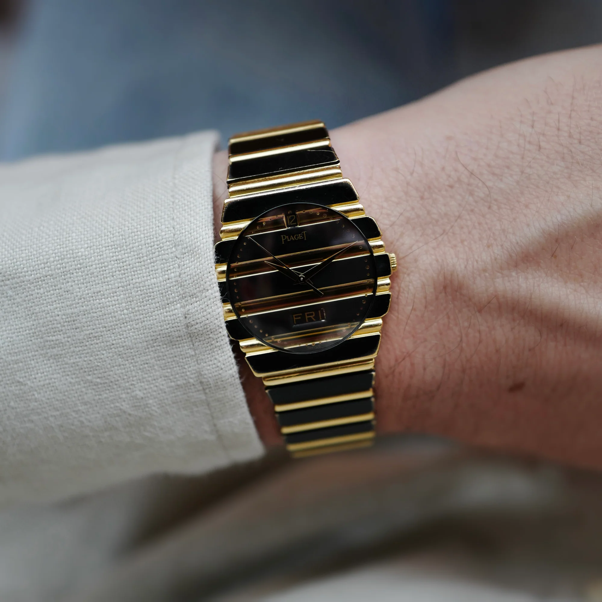 Piaget Yellow Gold and DLC Polo Watch Ref. 15562C701 - Image 8