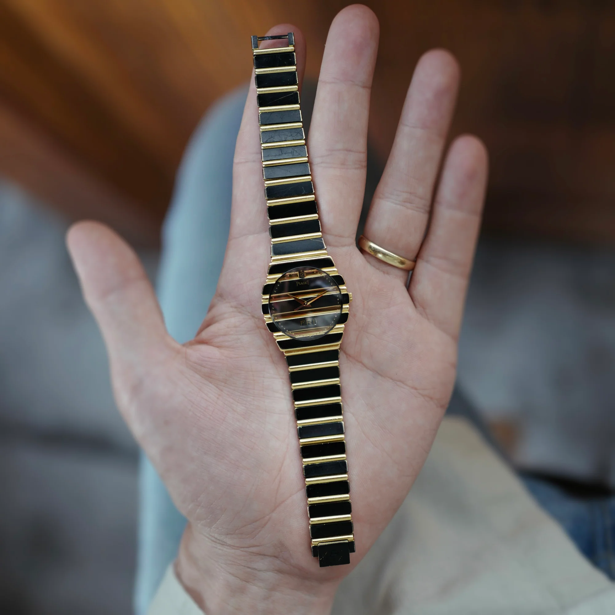 Piaget Yellow Gold and DLC Polo Watch Ref. 15562C701 - Image 9