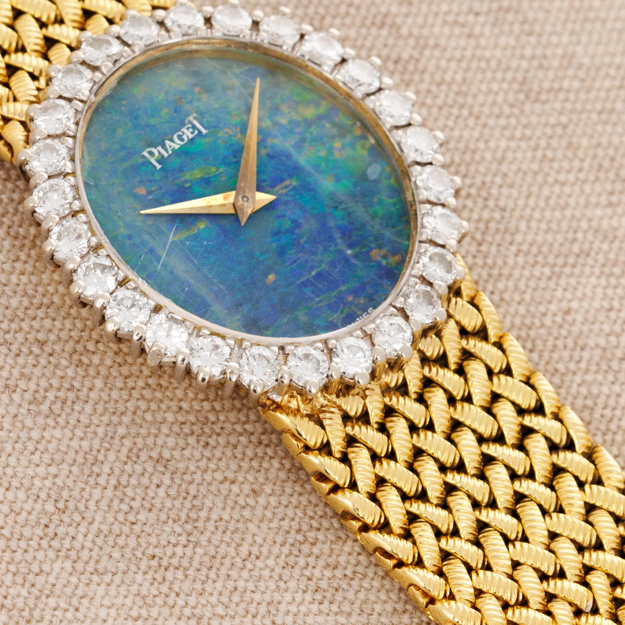 Piaget Yellow Gold and Opal Watch - Image 4