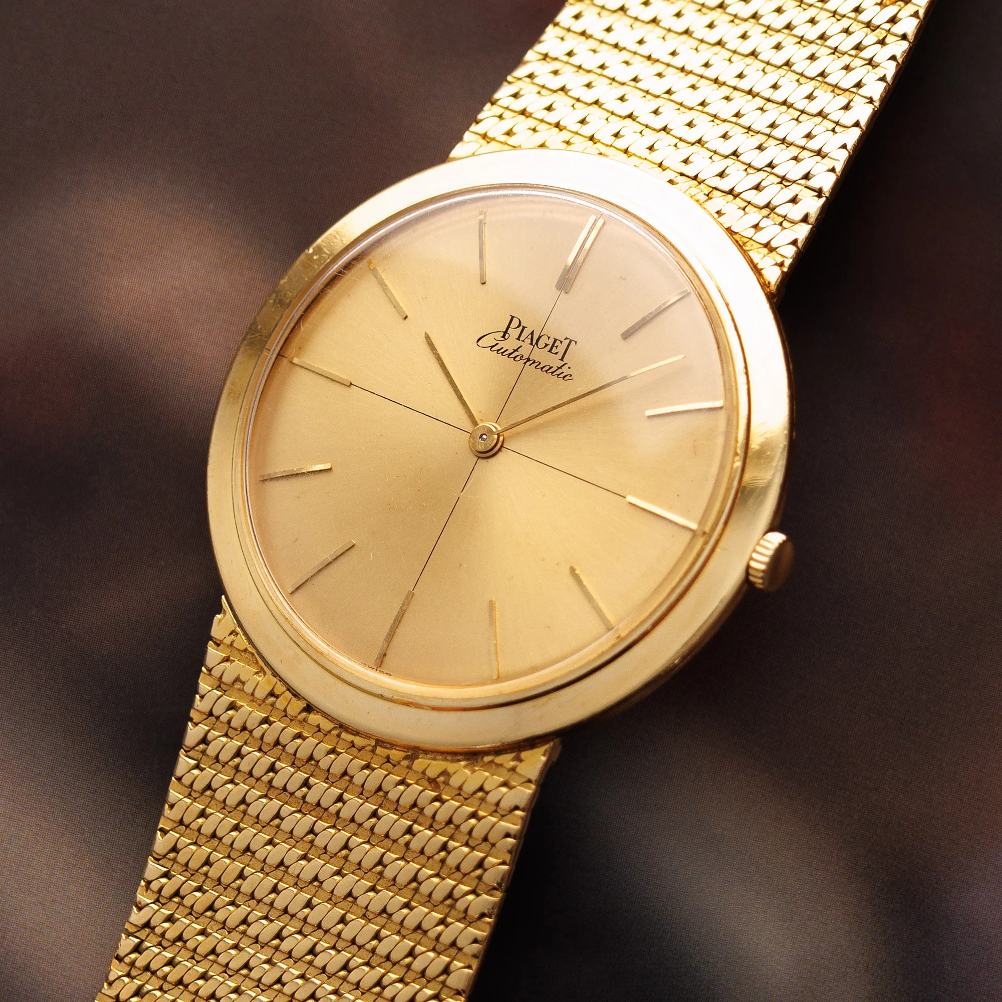 Piaget Yellow Gold Automatic Watch Ref. 1210 - Image 2