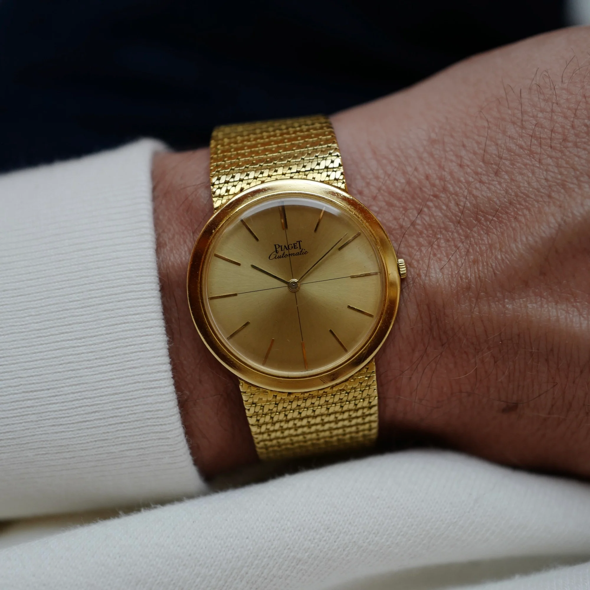 Piaget Yellow Gold Automatic Watch Ref. 1210 - Image 3