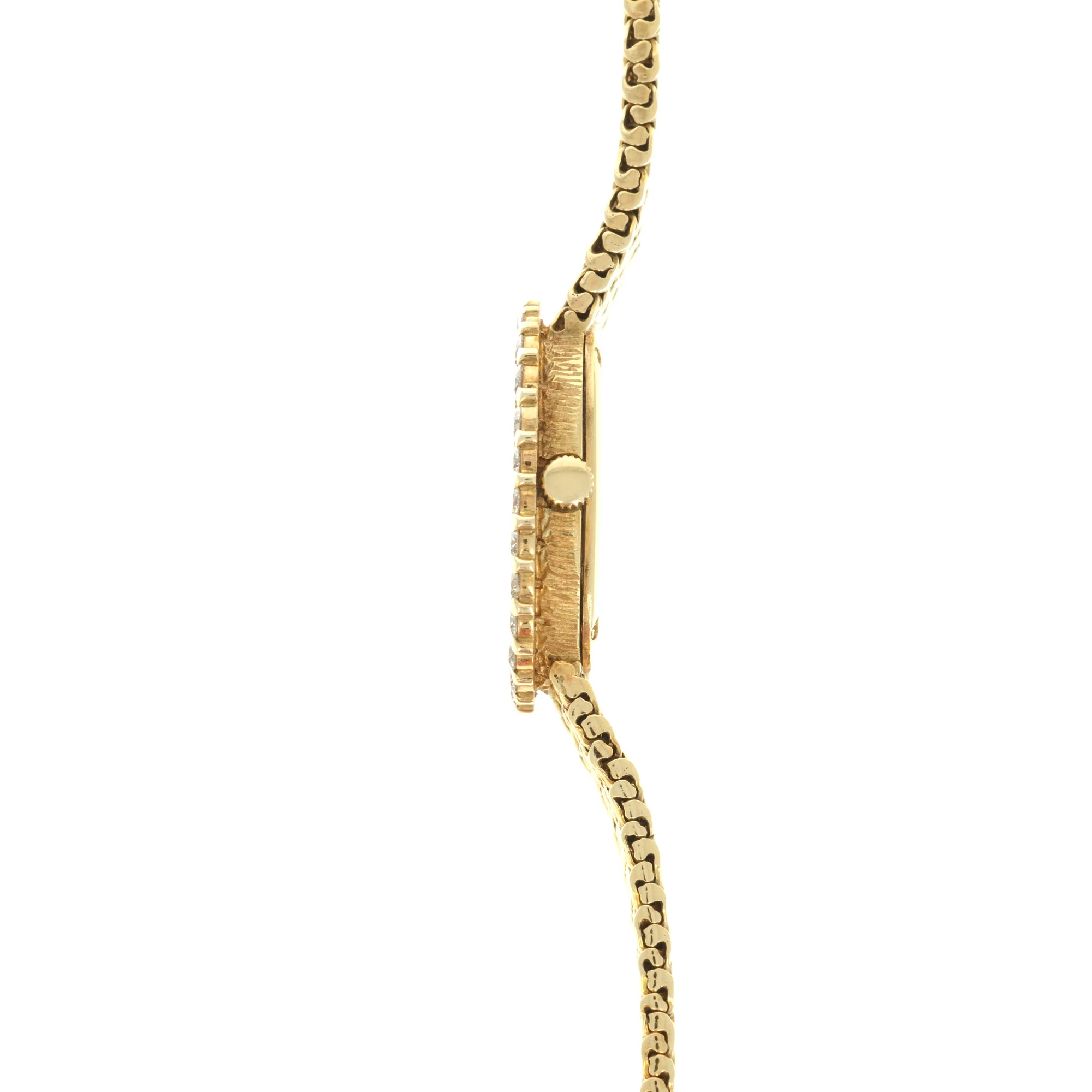 Piaget Yellow Gold Diamond Watch, 1970s - Image 3