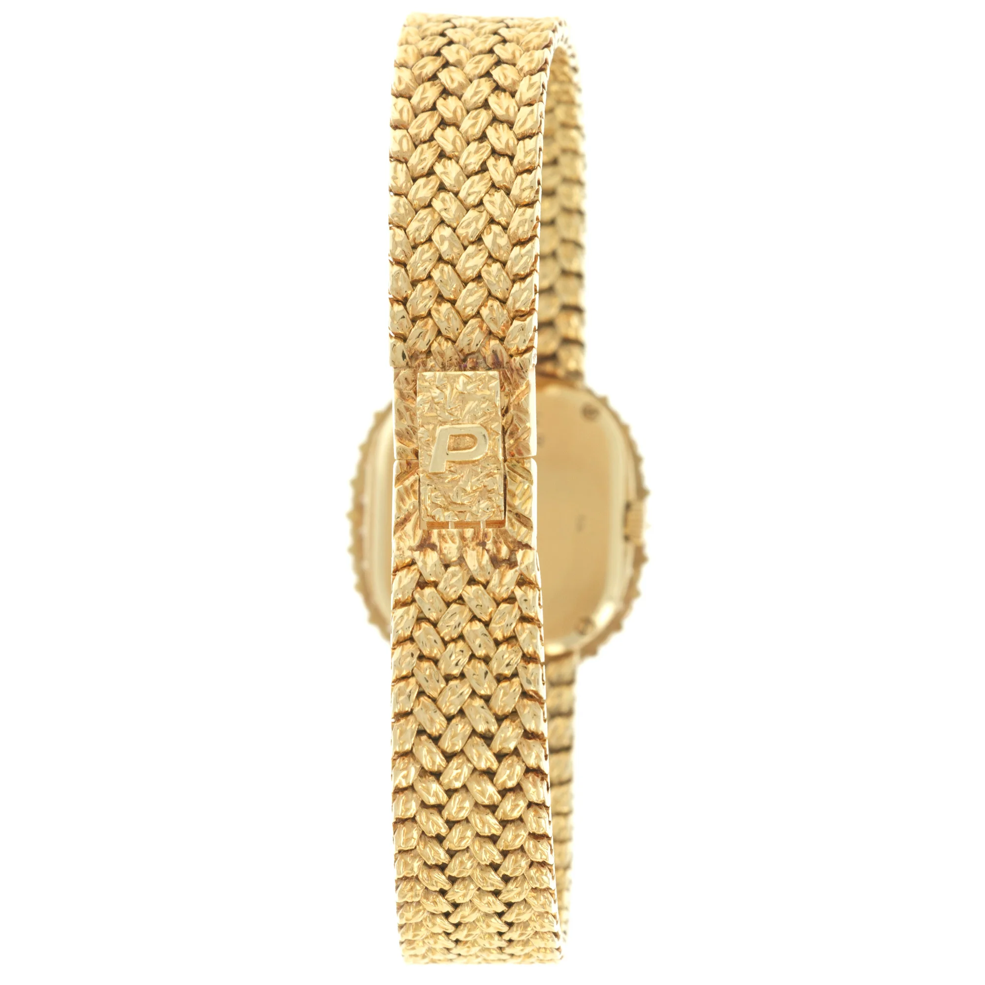 Piaget Yellow Gold Diamond Watch, 1970s - Image 5