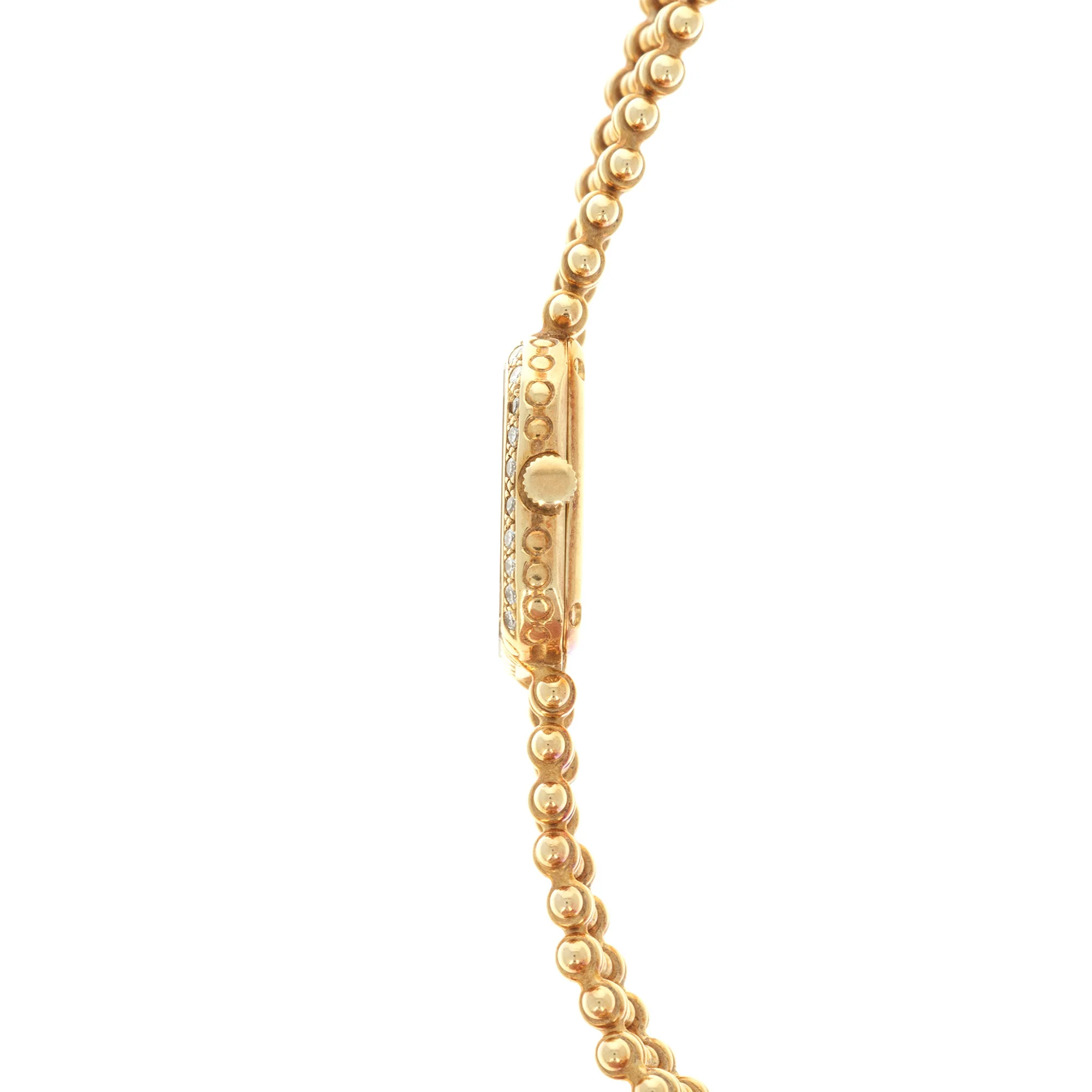 Piaget Yellow Gold Diamond Watch, 1980s - Image 4