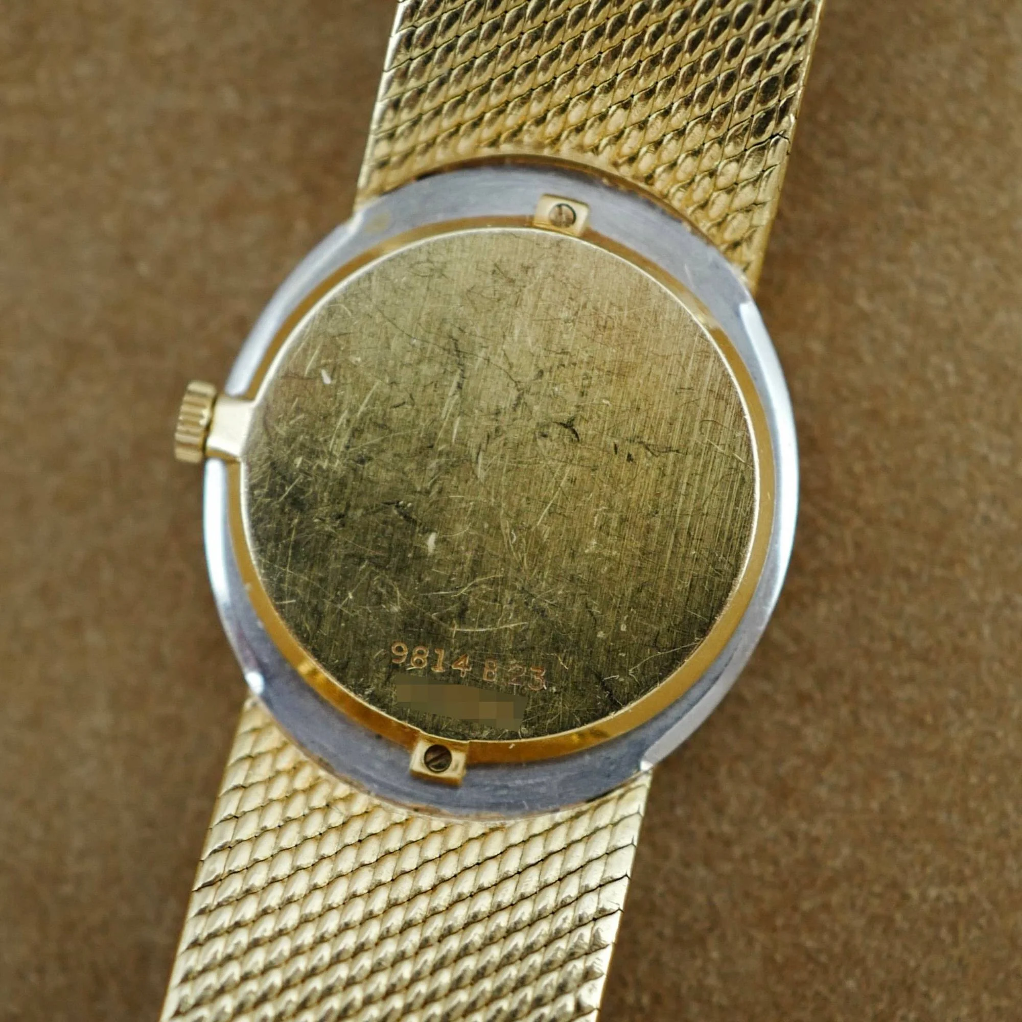 Piaget Yellow Gold Diamond Watch Ref. 9814 - Image 4