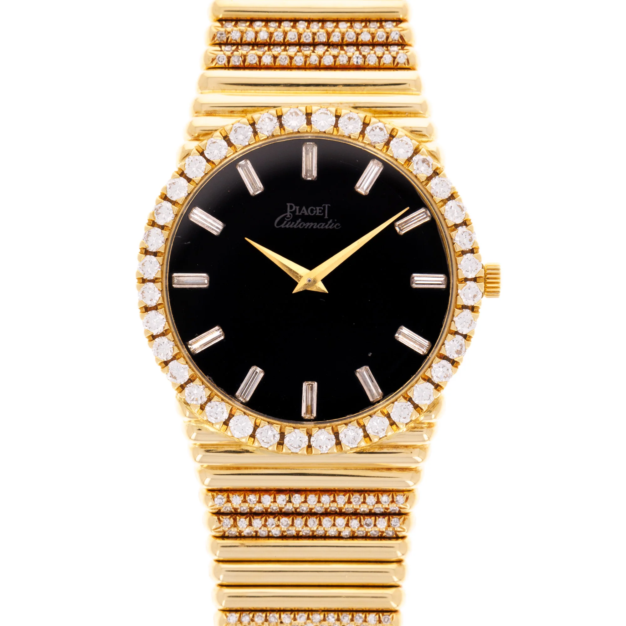 Piaget Yellow Gold Emperador Diamond Watch Ref. 12336