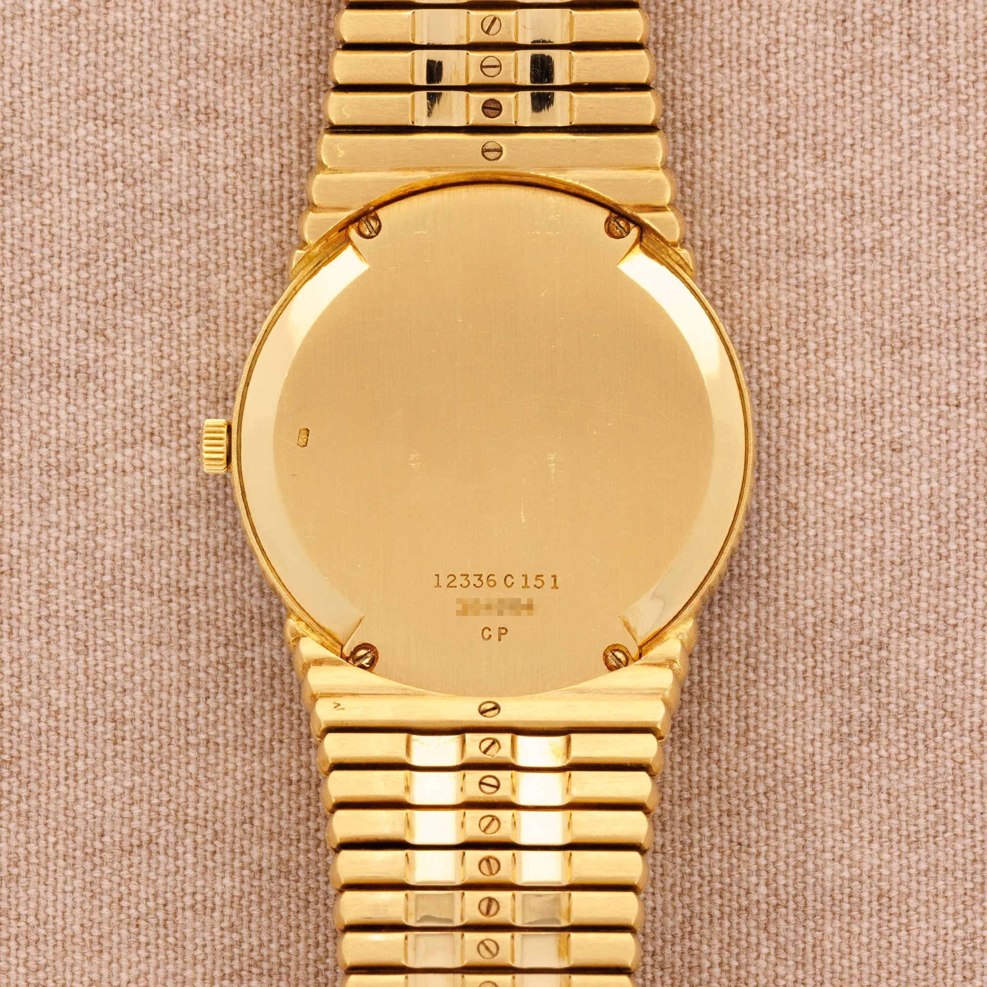 Piaget Yellow Gold Emperador Diamond Watch Ref. 12336 - Image 3