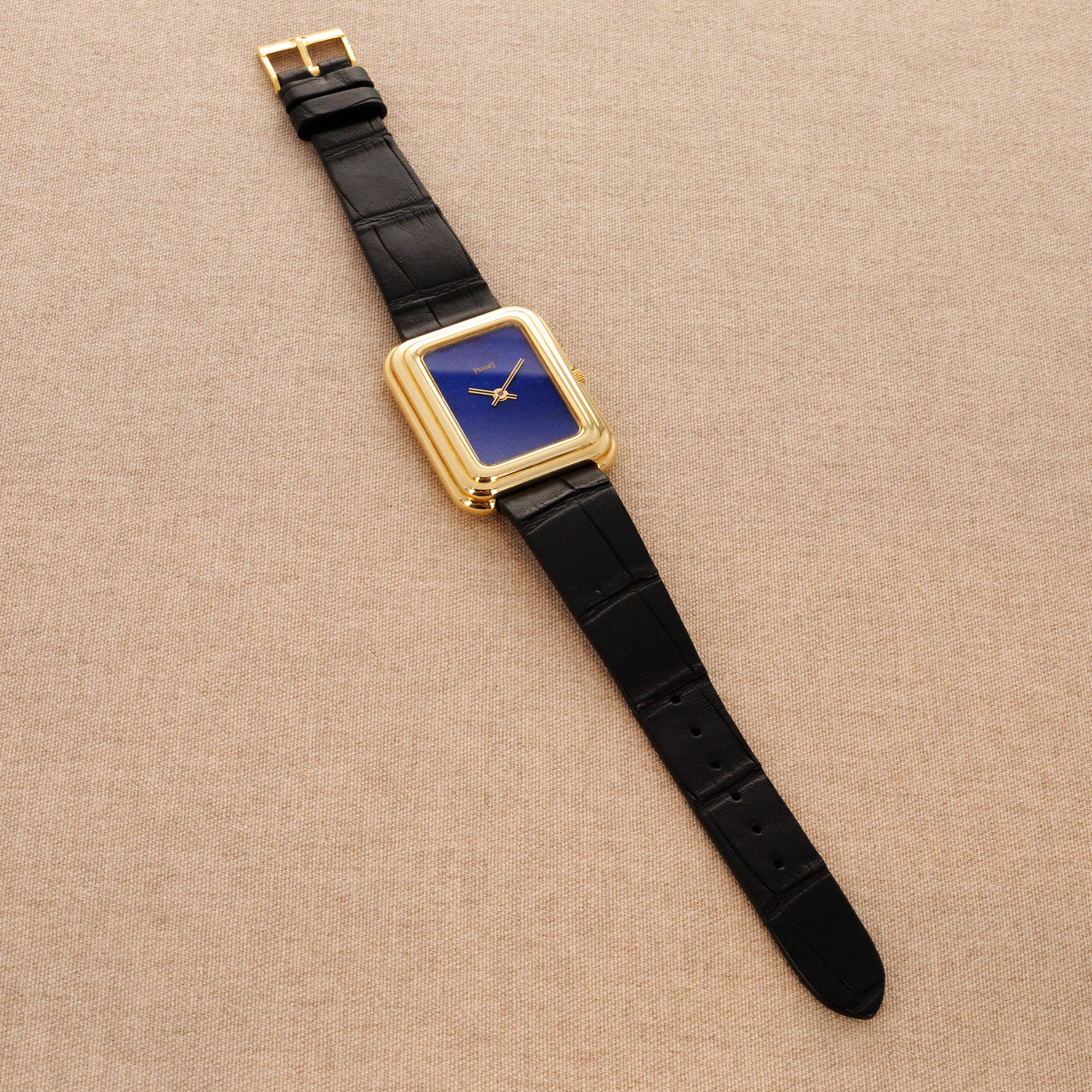 Piaget Yellow Gold Lapis Beta 21 Watch Ref. 14101 - Image 4
