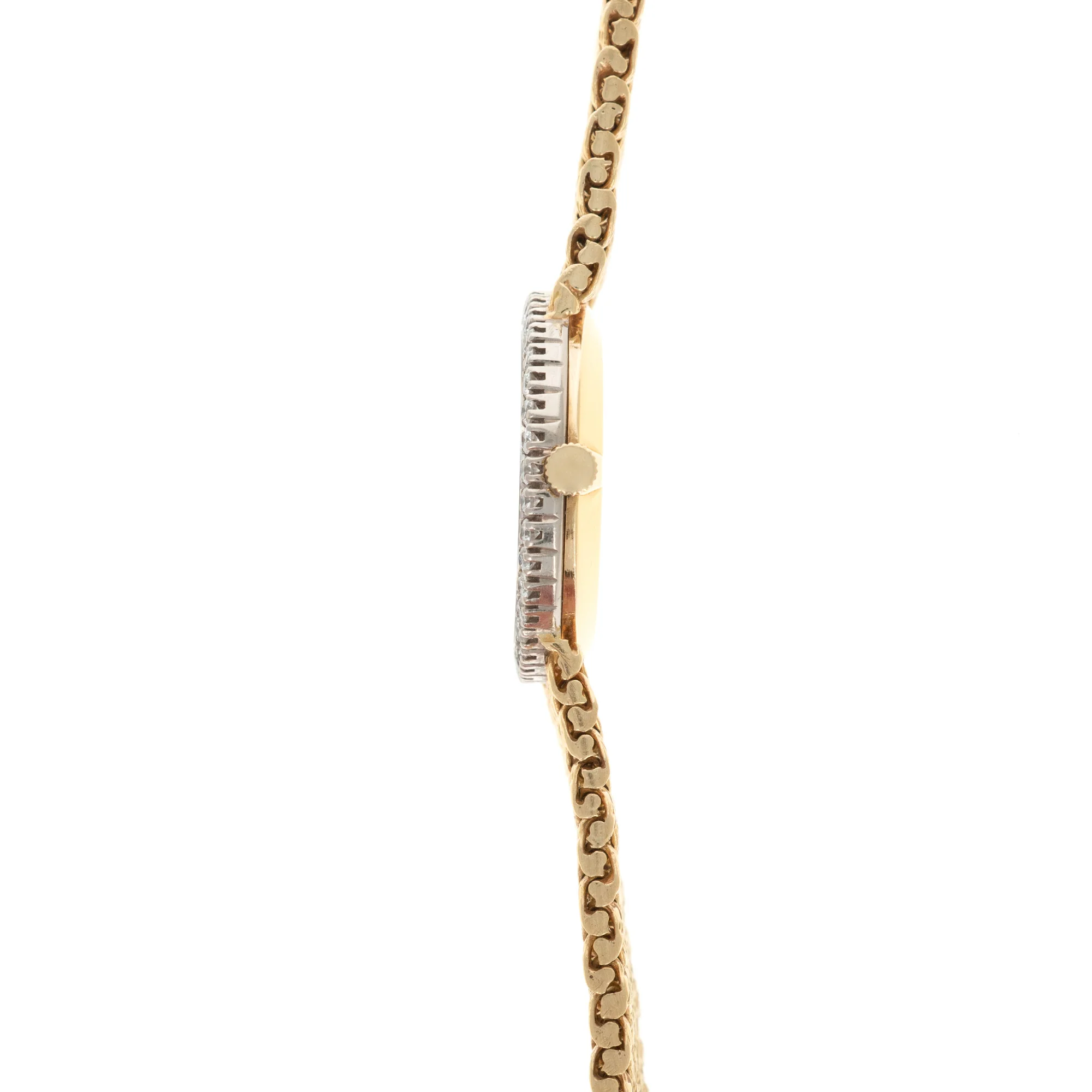 Piaget Yellow Gold Lapis Diamond Watch, 1970s - Image 5