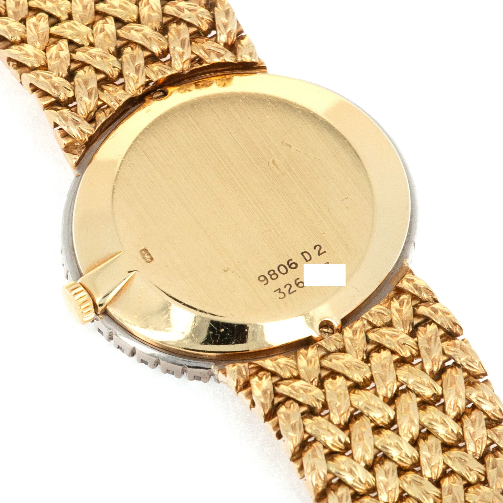 Piaget Yellow Gold Lapis Diamond Watch, 1970s - Image 6