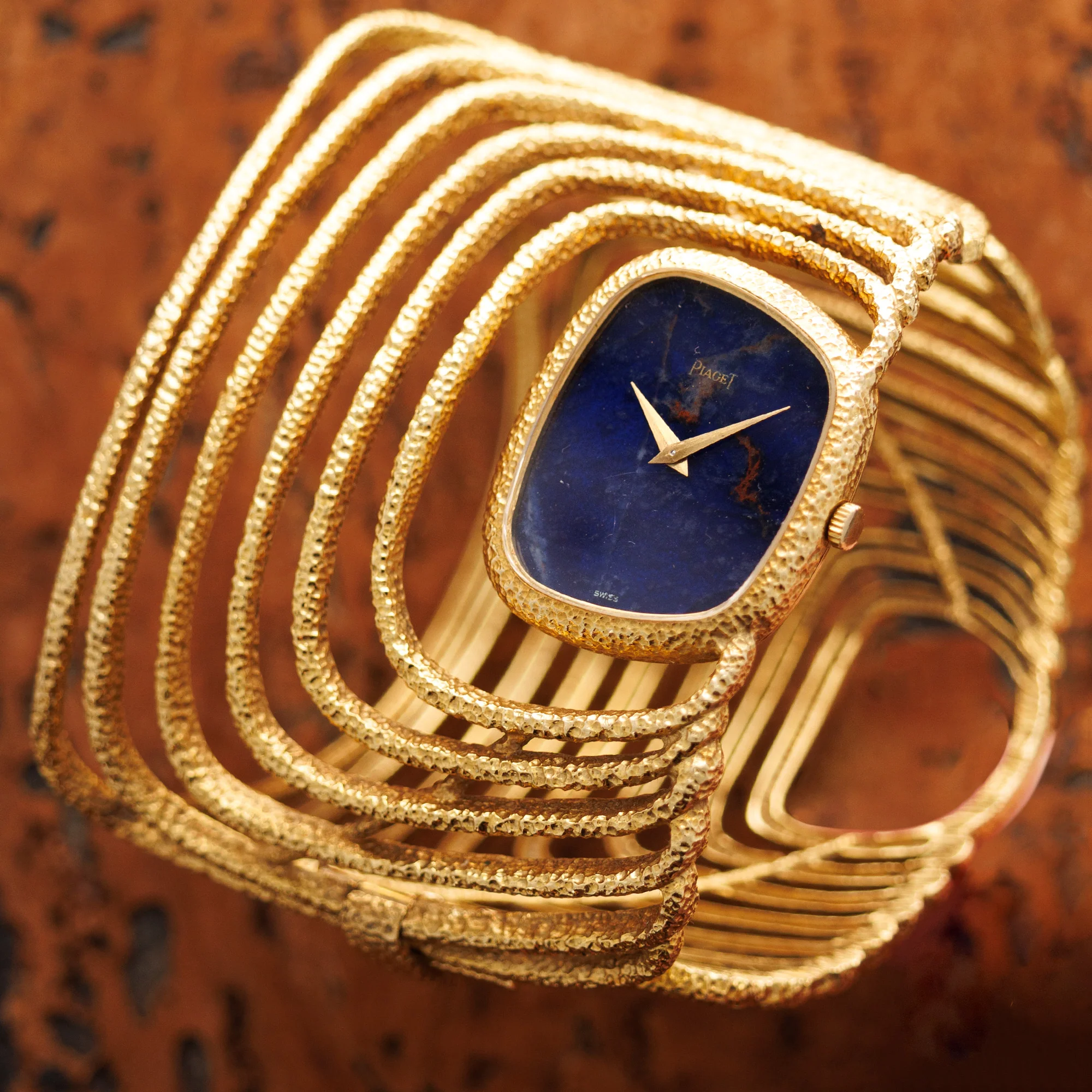 Piaget Yellow Gold Manchette Lapis Watch - Image 2