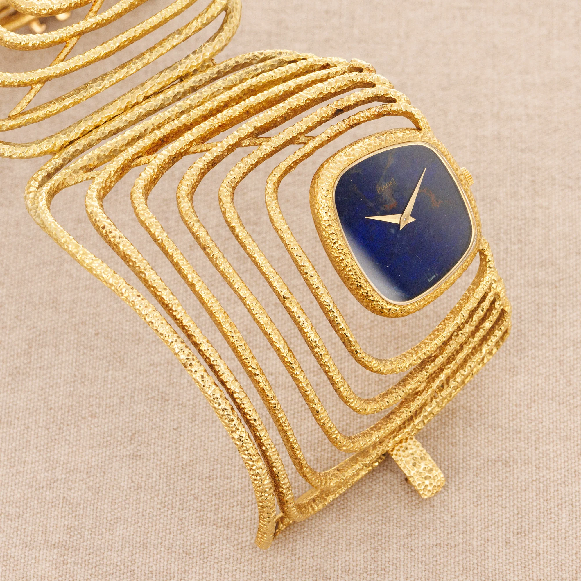 Piaget Yellow Gold Manchette Lapis Watch - Image 4