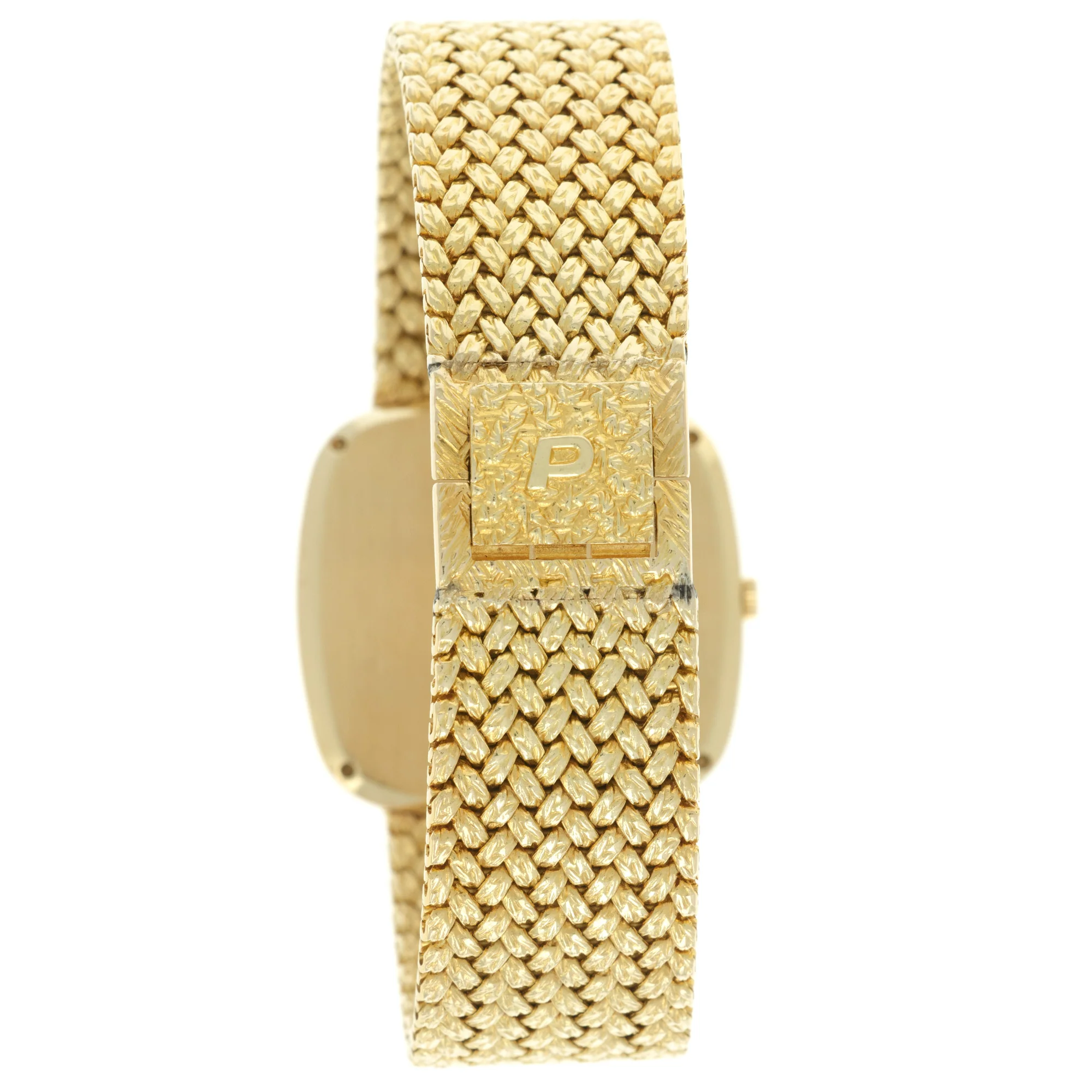Piaget Yellow Gold Onyx Diamond Watch, 1970s - Image 5