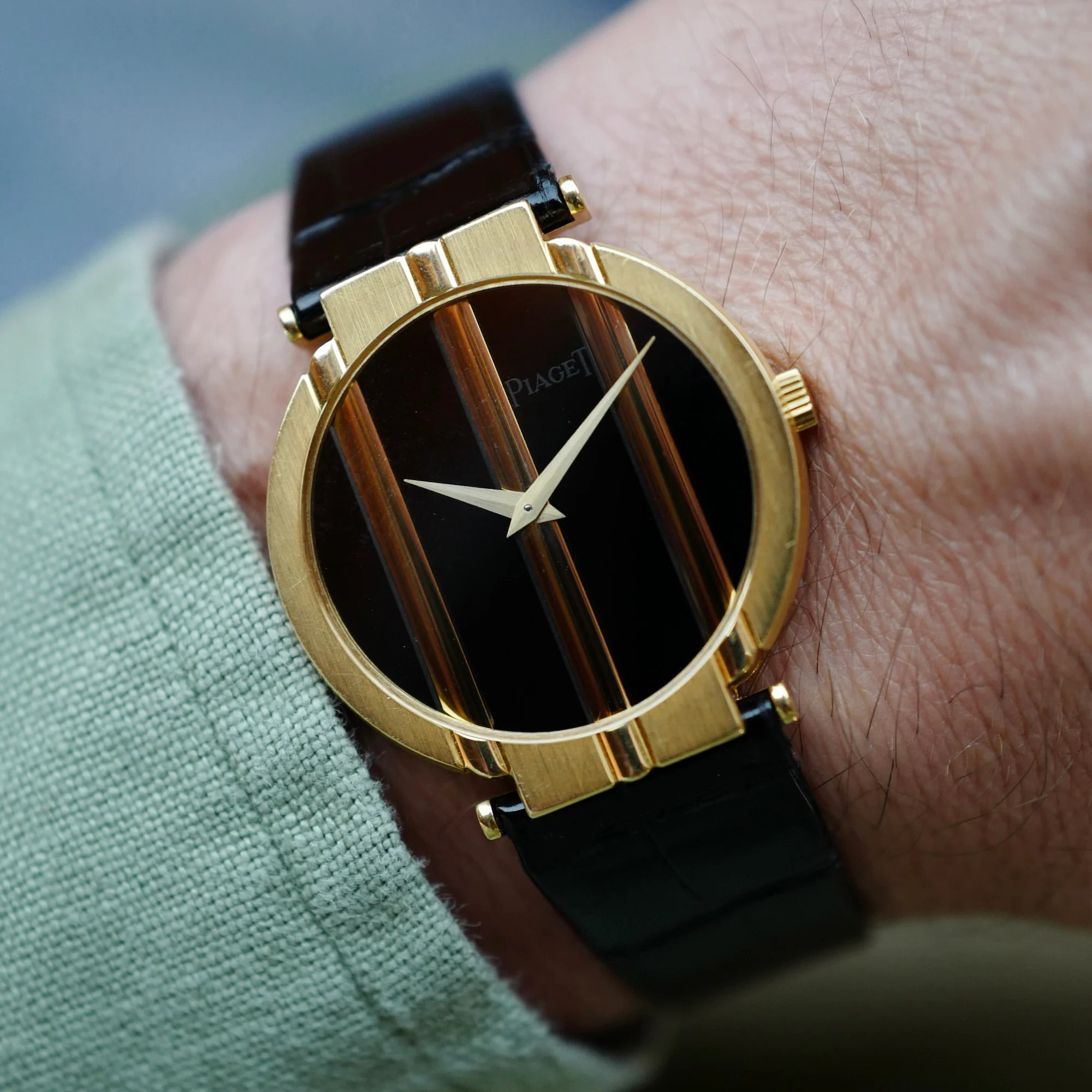 Piaget Yellow Gold Onyx Polo Ref. 9993 (New Arrival)