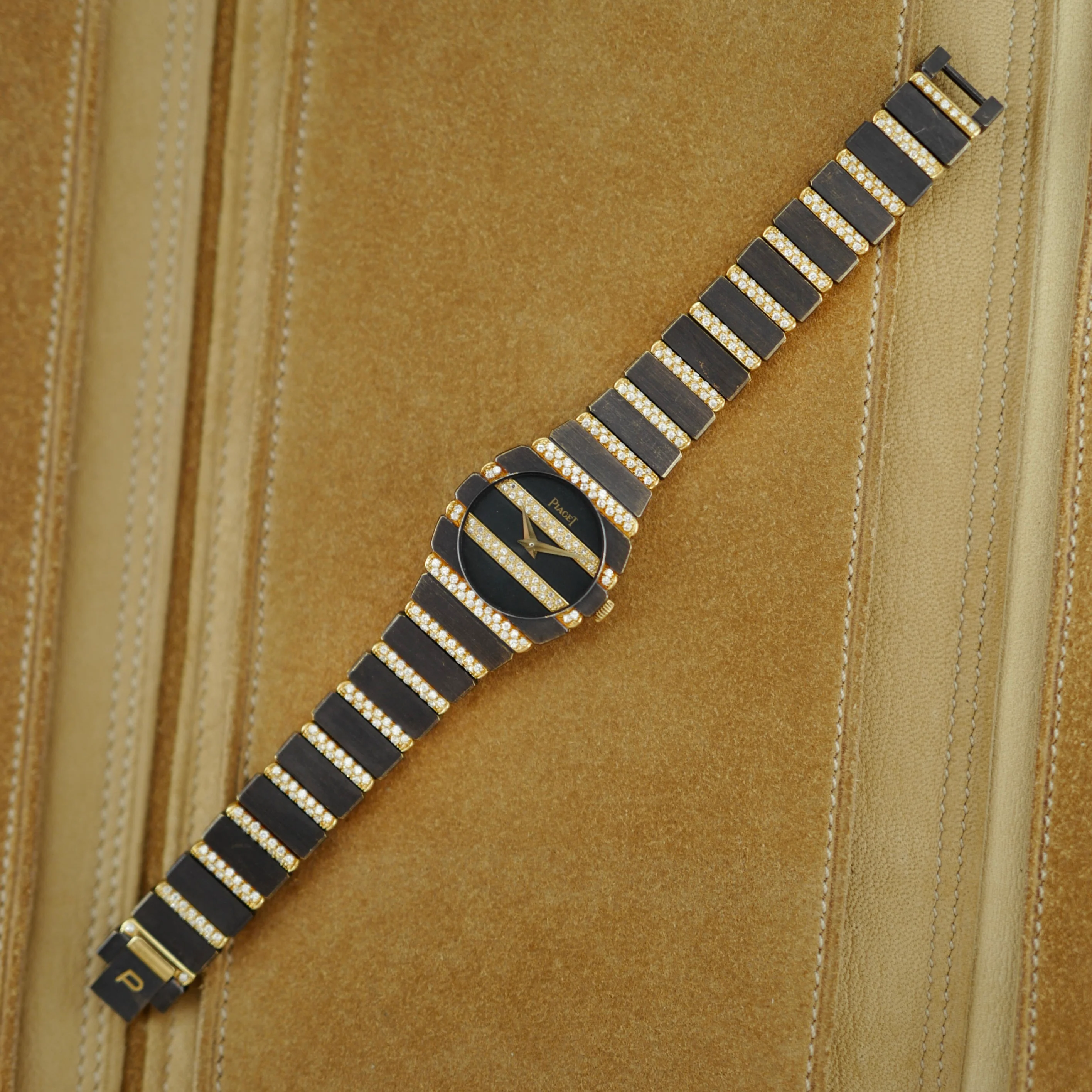 Piaget Yellow Gold Polo Diamond Watch Ref. 861 (New Arrival) - Image 5