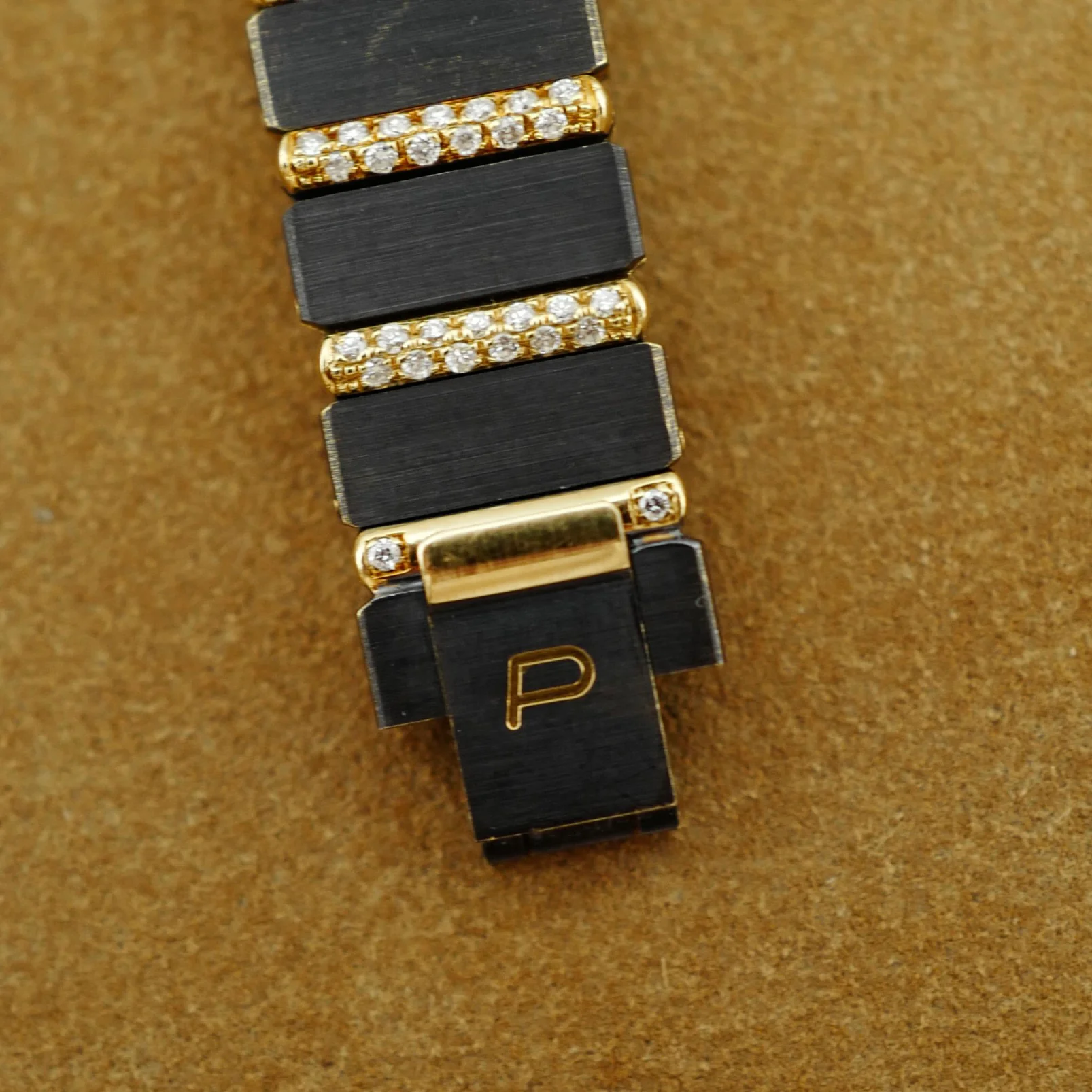Piaget Yellow Gold Polo Diamond Watch Ref. 861 (New Arrival) - Image 6