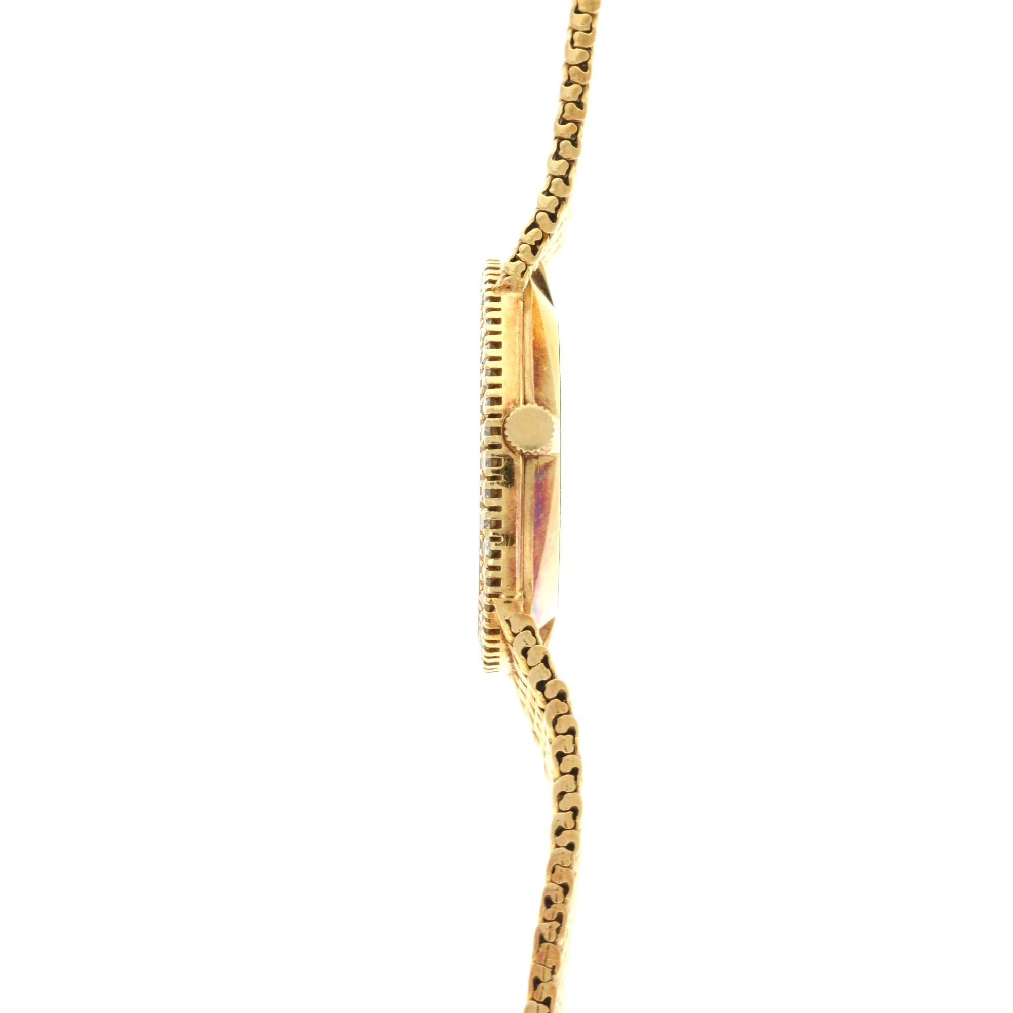 Piaget Yellow Gold Ruby Diamond Watch, Circa 1970s - Image 3