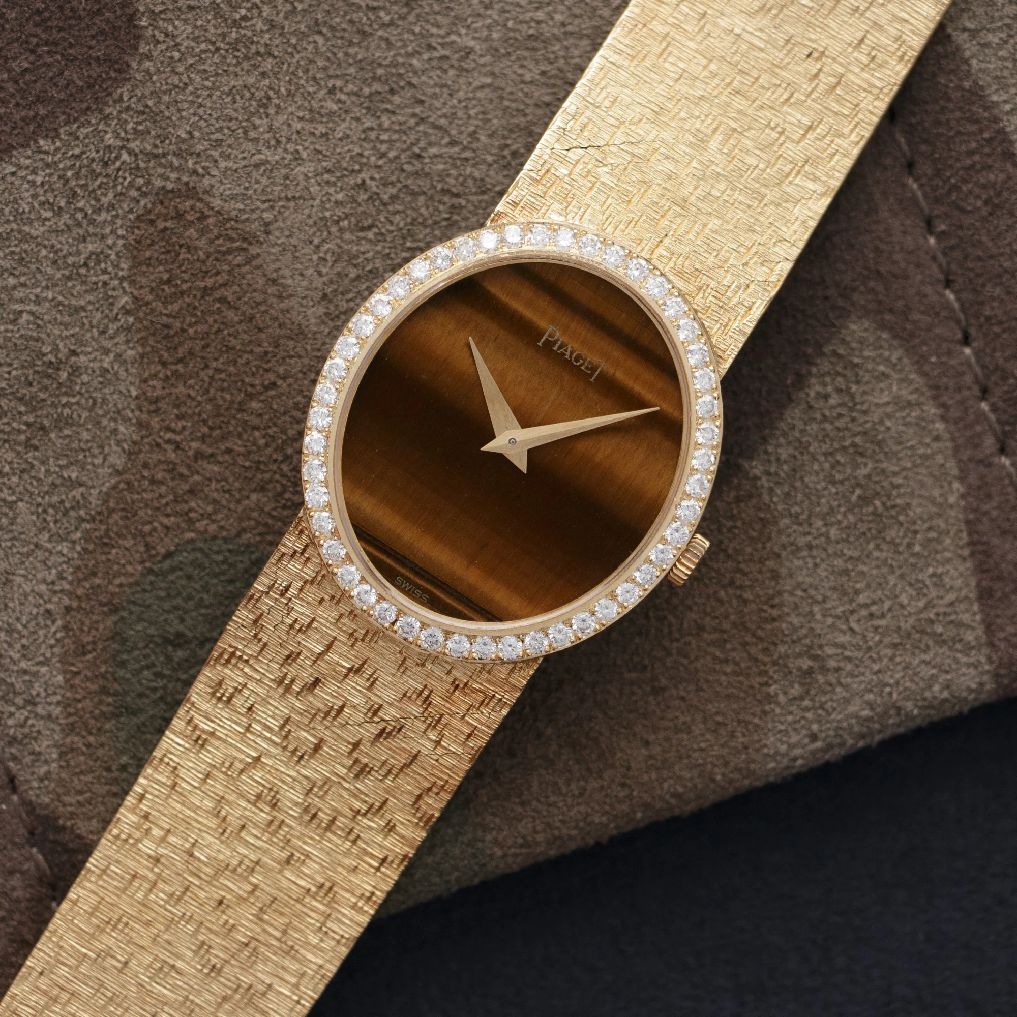 Piaget Yellow Gold Tigerseye Watch - Image 2