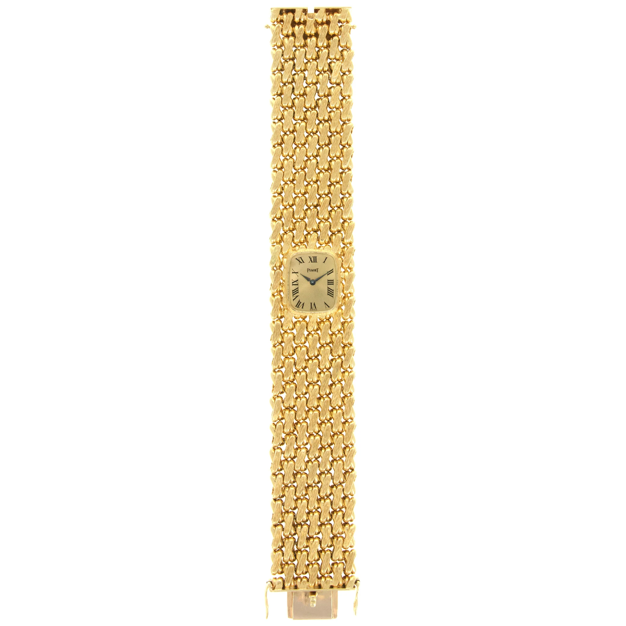 Piaget Yellow Gold Wide Bracelet Watch, 1960s - Image 3