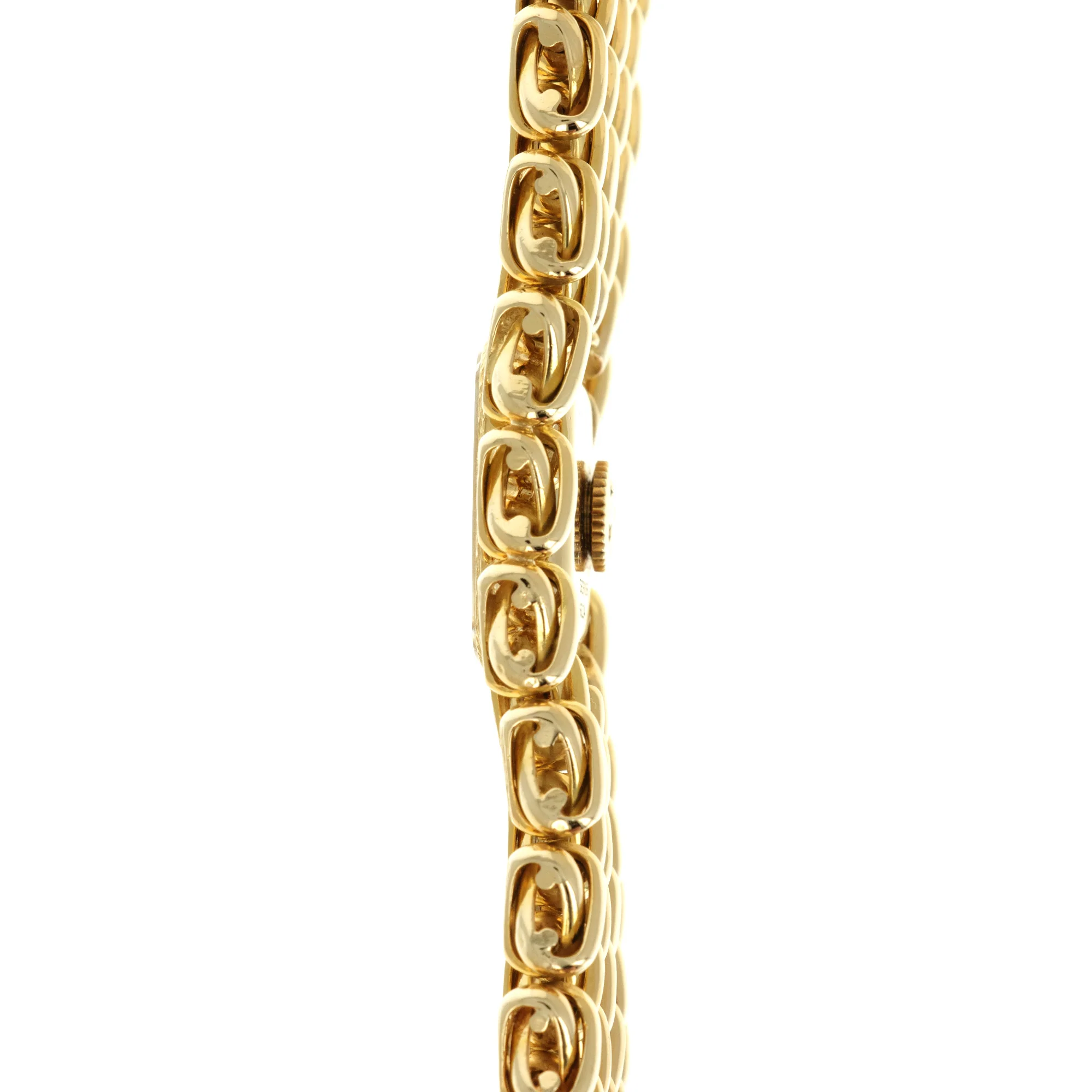 Piaget Yellow Gold Wide Bracelet Watch, 1960s - Image 4