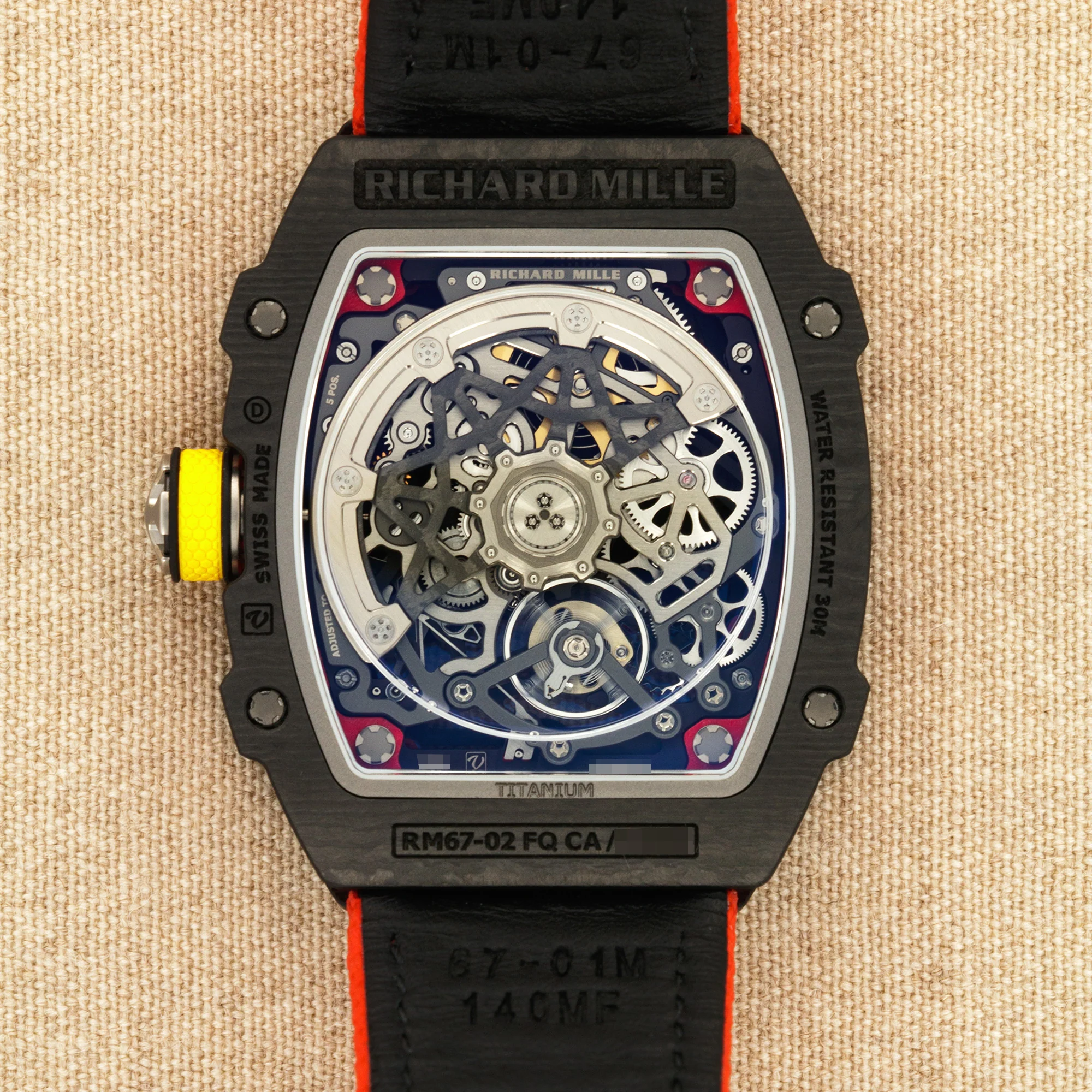 Richard Mille Automatic Winding Extra Flat RM67-02 Alexander Zverev Edition - Image 7