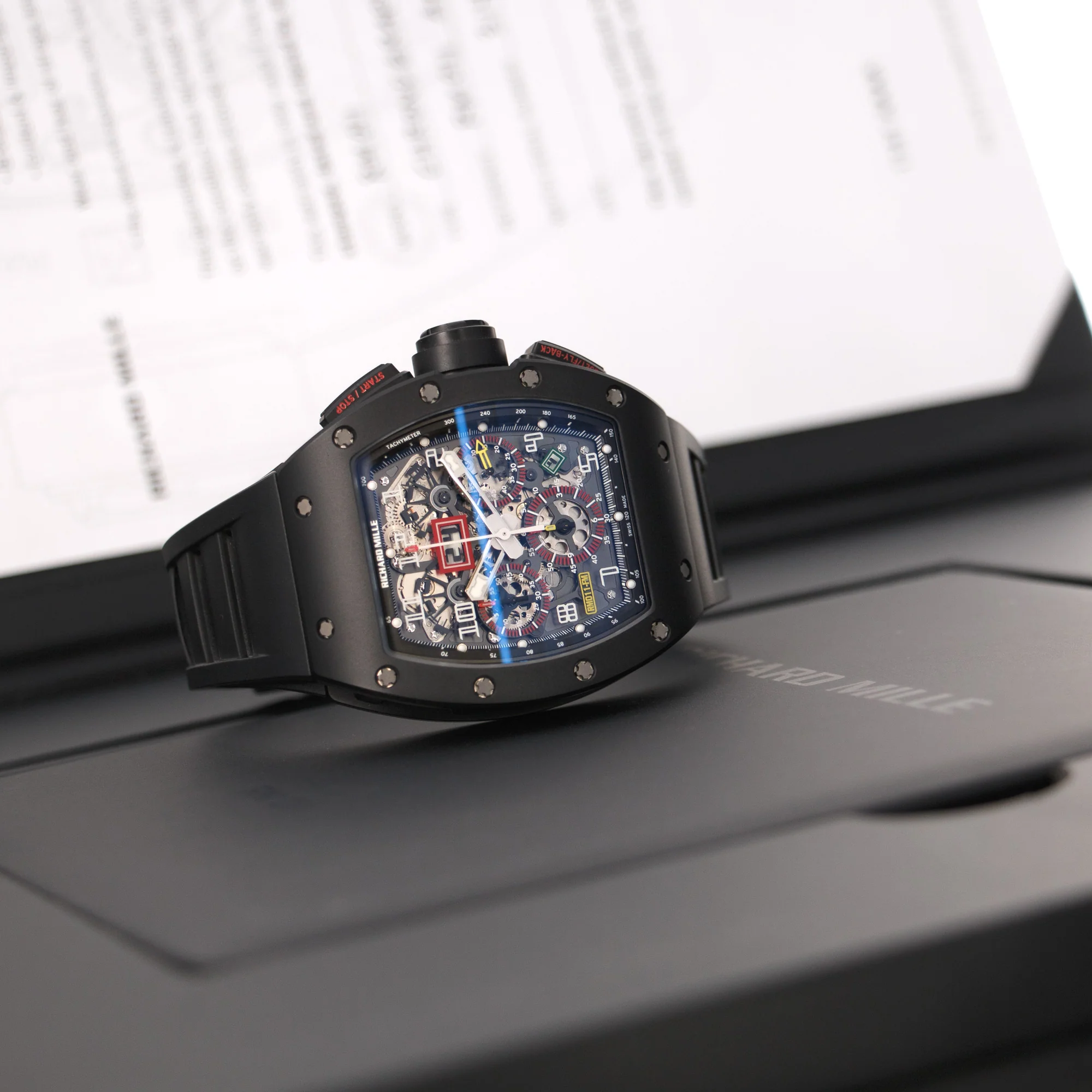Richard Mille Chronograph Skeleton Felipe Massa Watch Ref. RM11 - Image 5