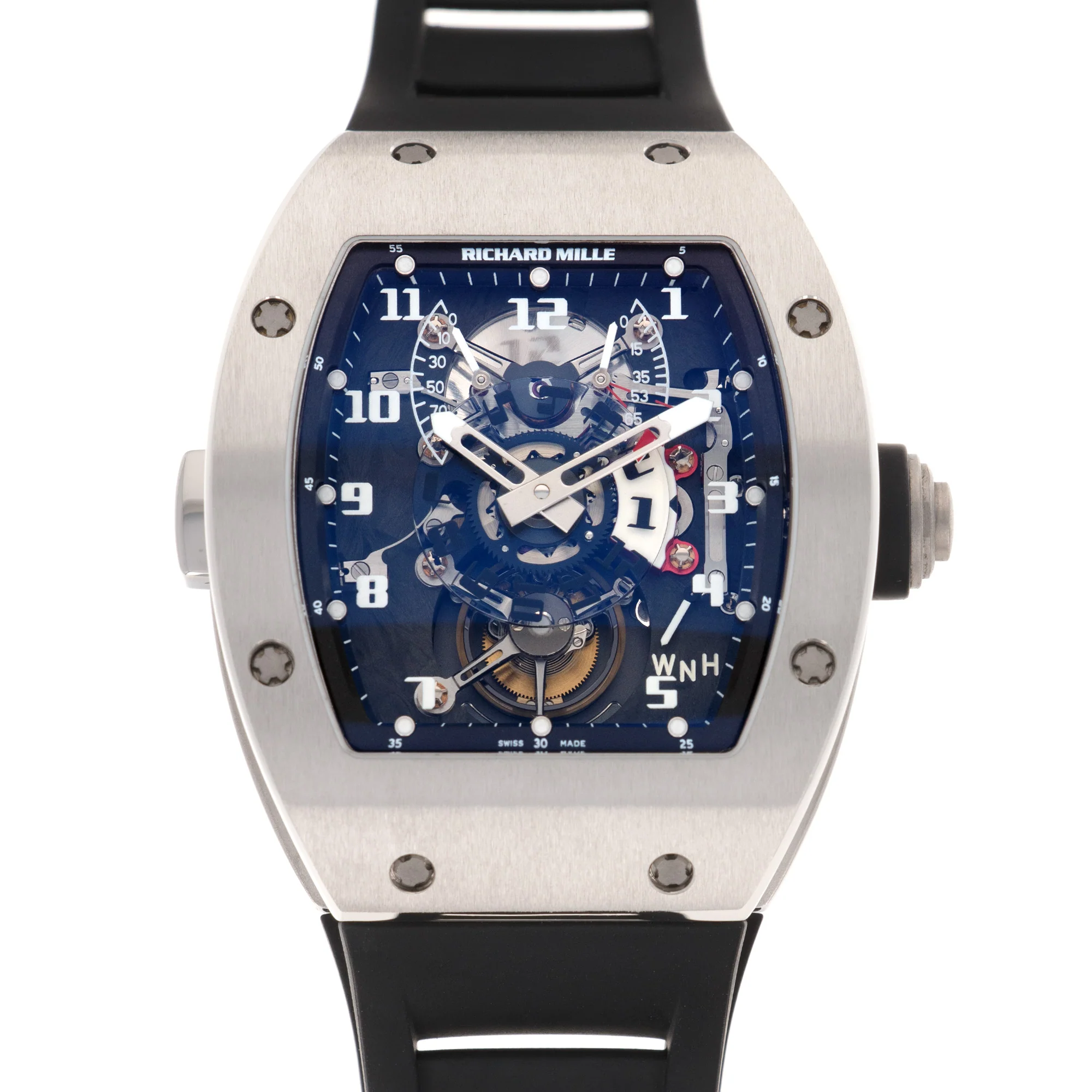 Richard Mille Platinum GMT Tourbillon Watch Ref. RM003
