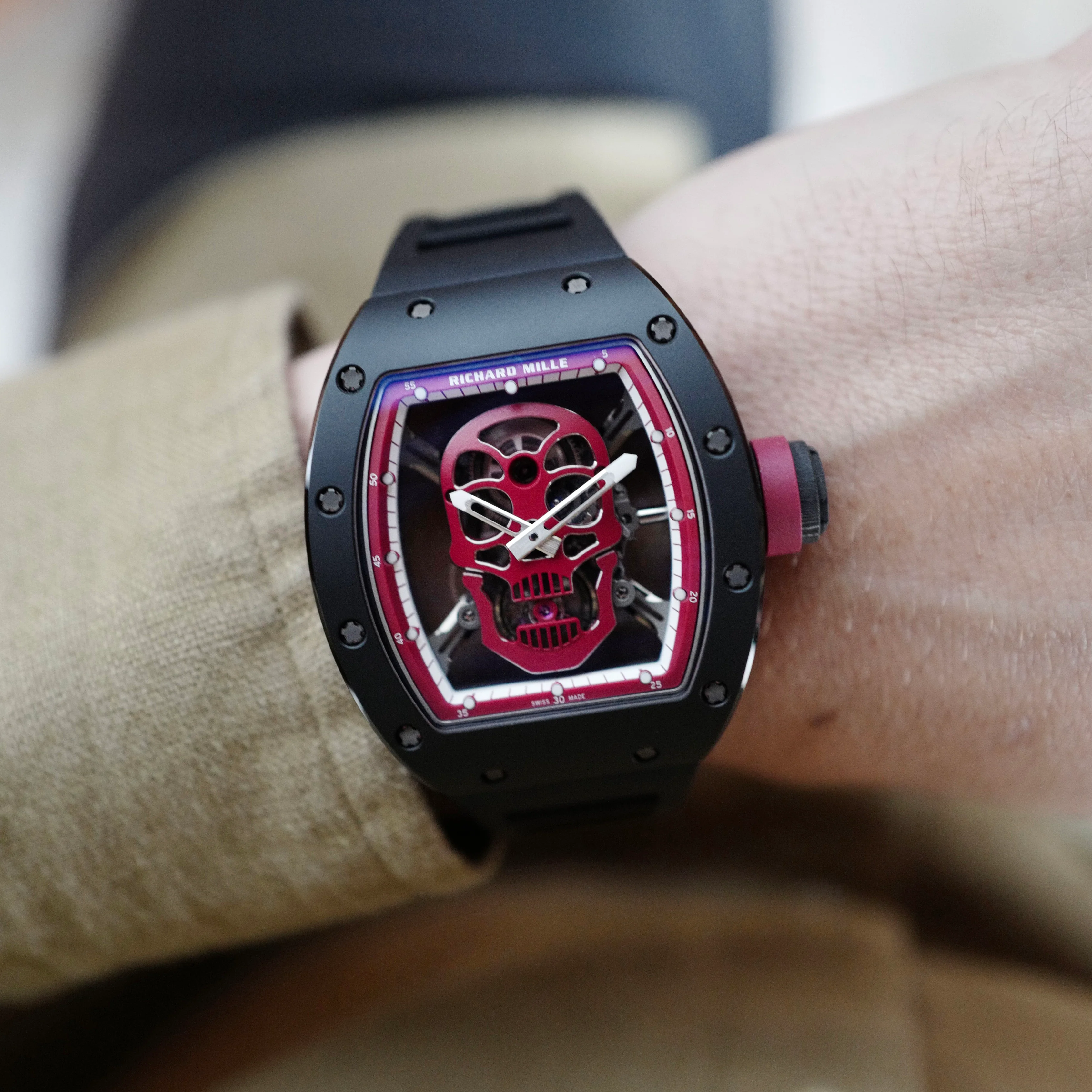 Richard Mille Red Skull Tourbillon RM52-01 - Image 6